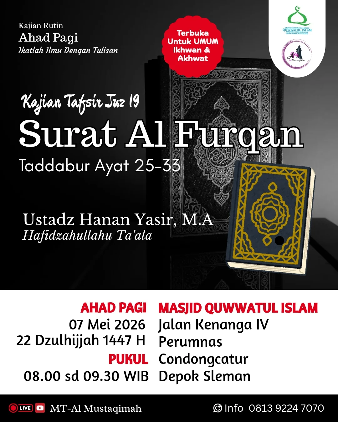 Kajian Tafsir Juz 19: Surat Al Furqan
