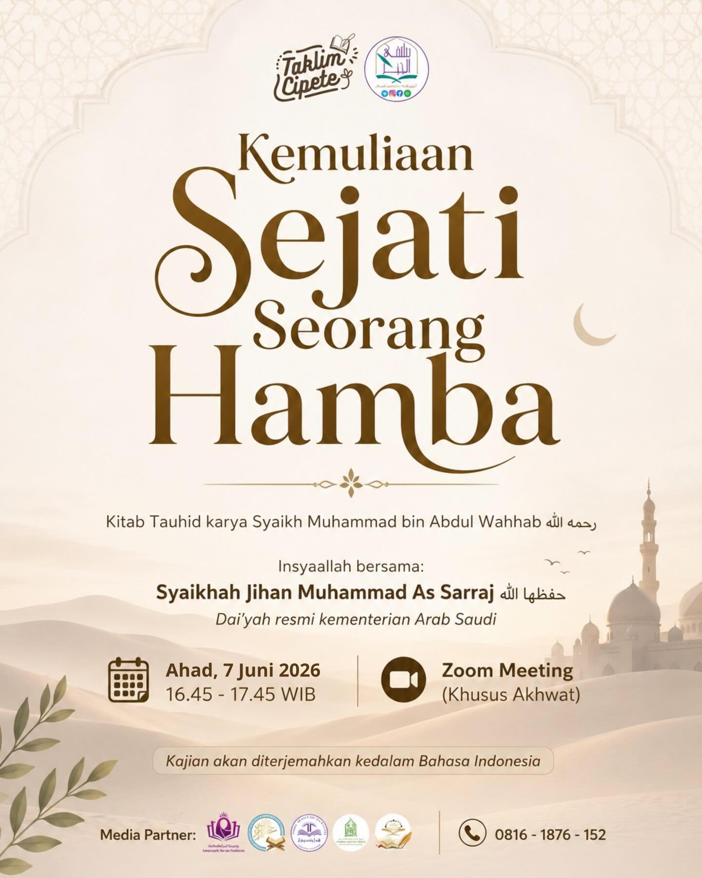 Kemuliaan Sejati Seorang Hamba