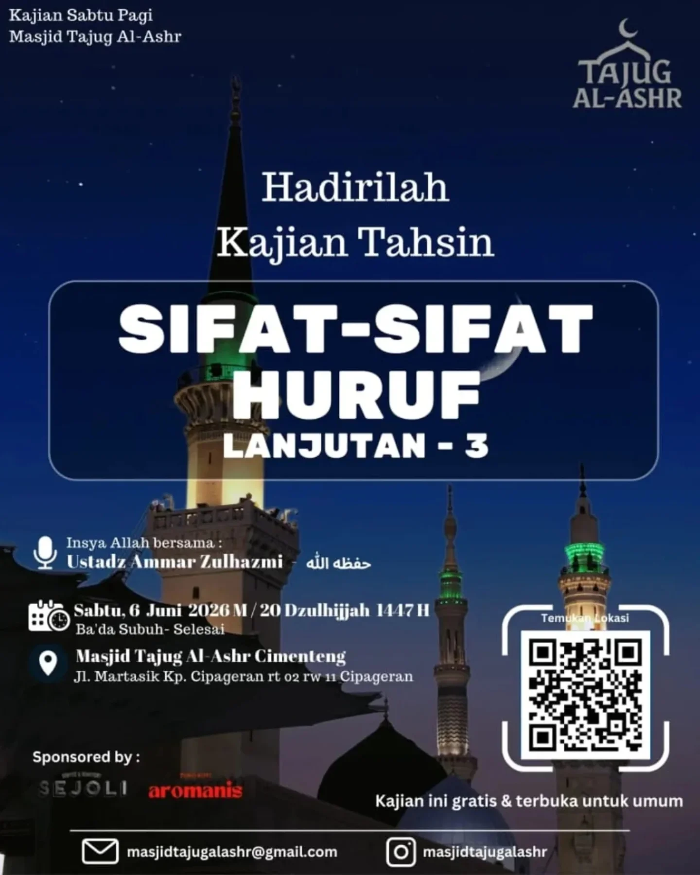 Sifat-Sifat Huruf Lanjutan - 3