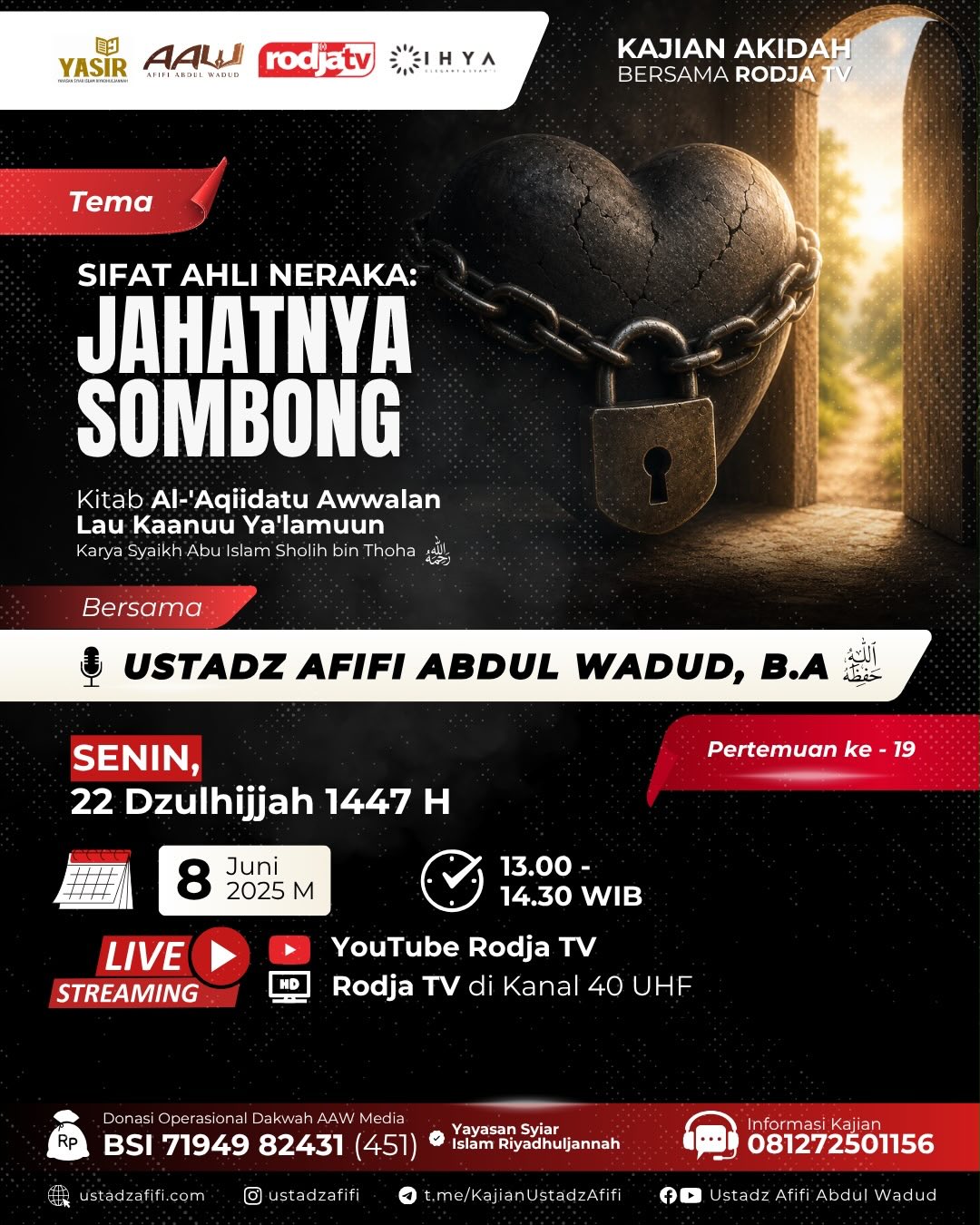 SIFAT AHLI NERAKA: JAHATNYA SOMBONG
