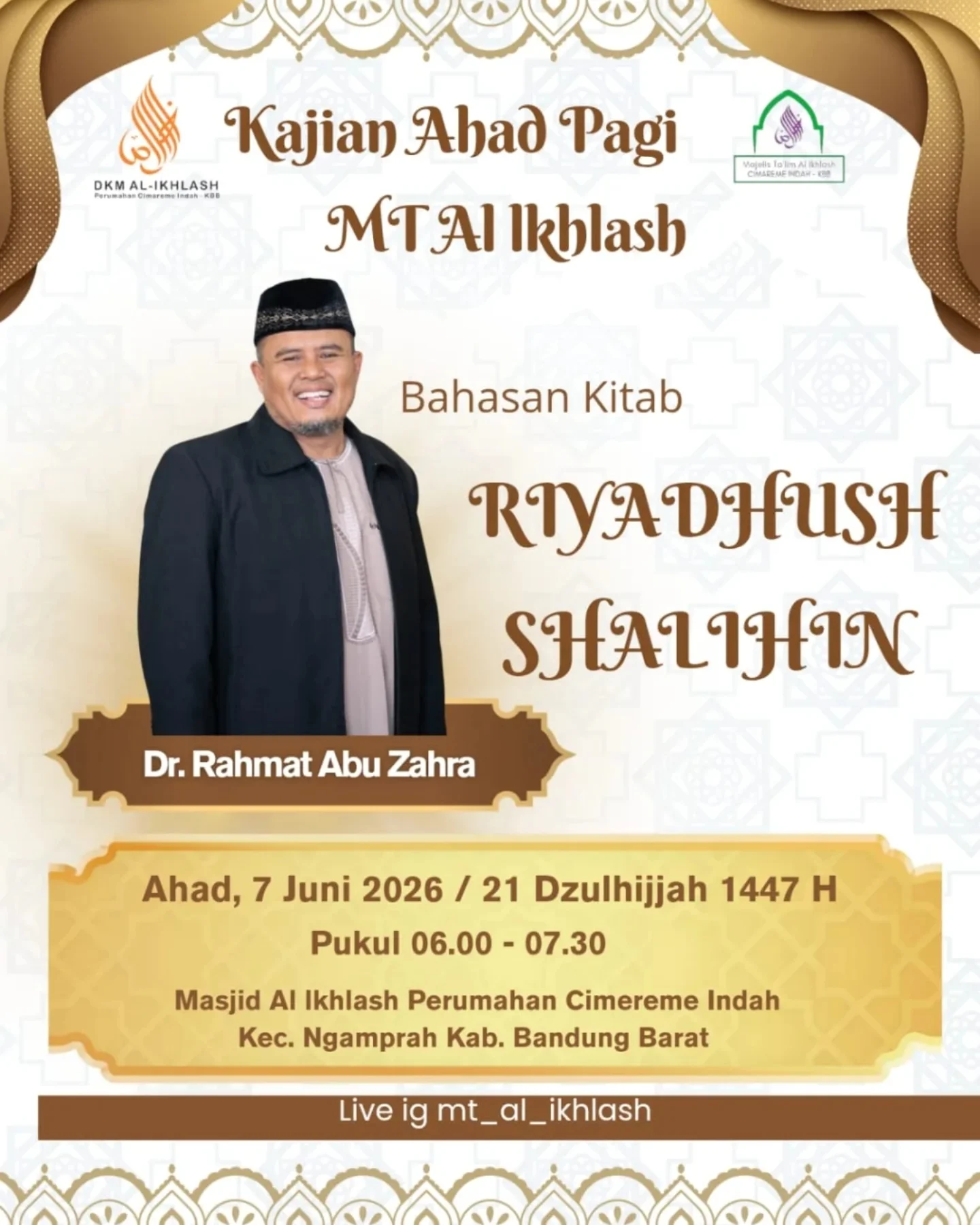 Kajian Abad Pagi MT Al Ikhlash