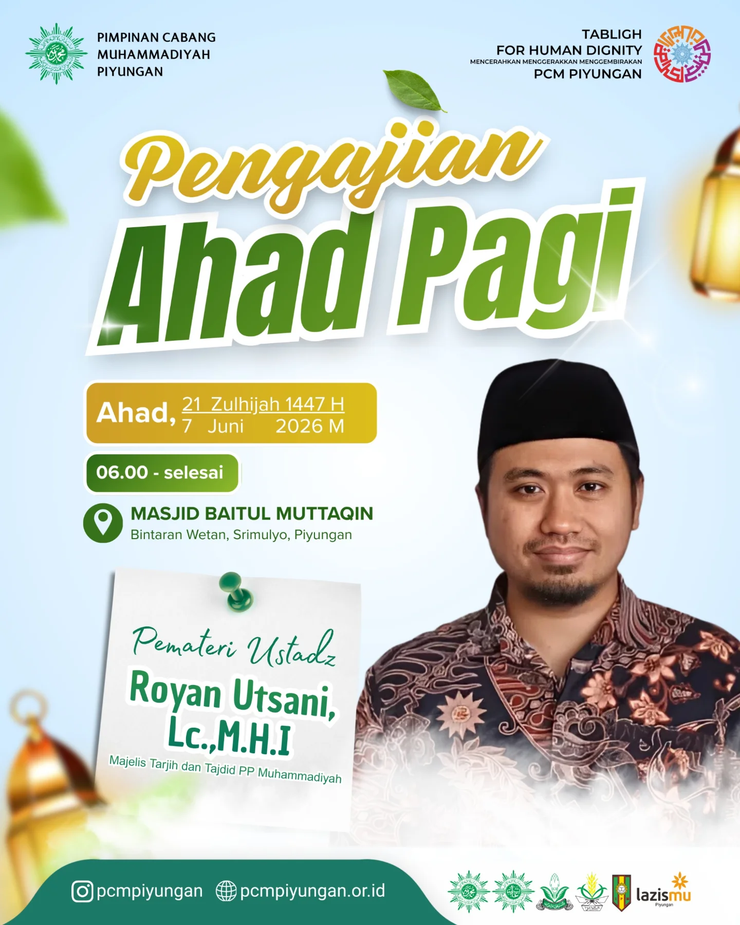 Pengajian Ahad Pagi PCM Piyungan