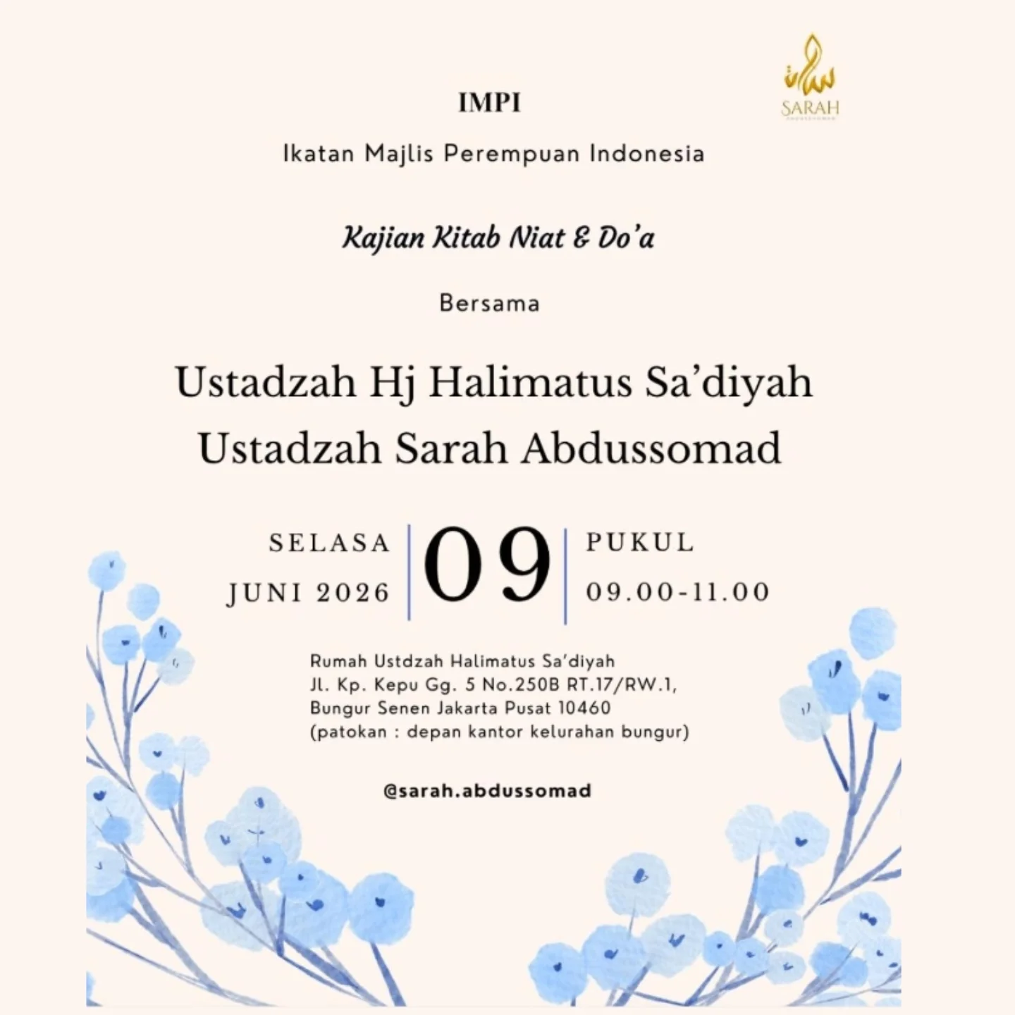 Kajian Kitab Niat & Do'a