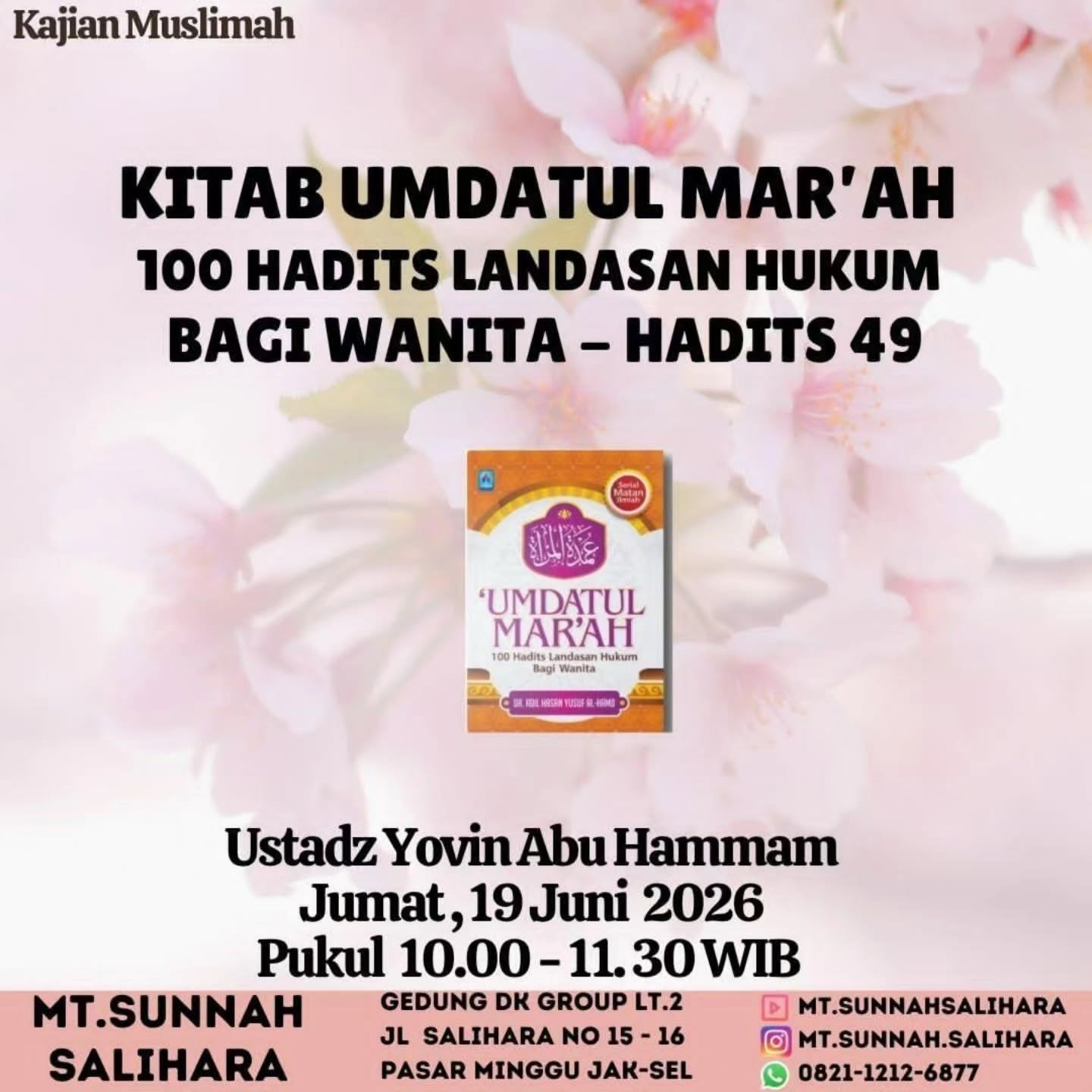 Kitab Umdatul Mar'ah 100 Hadits Landasan Hukum Bagi Wanita - Hadits 49