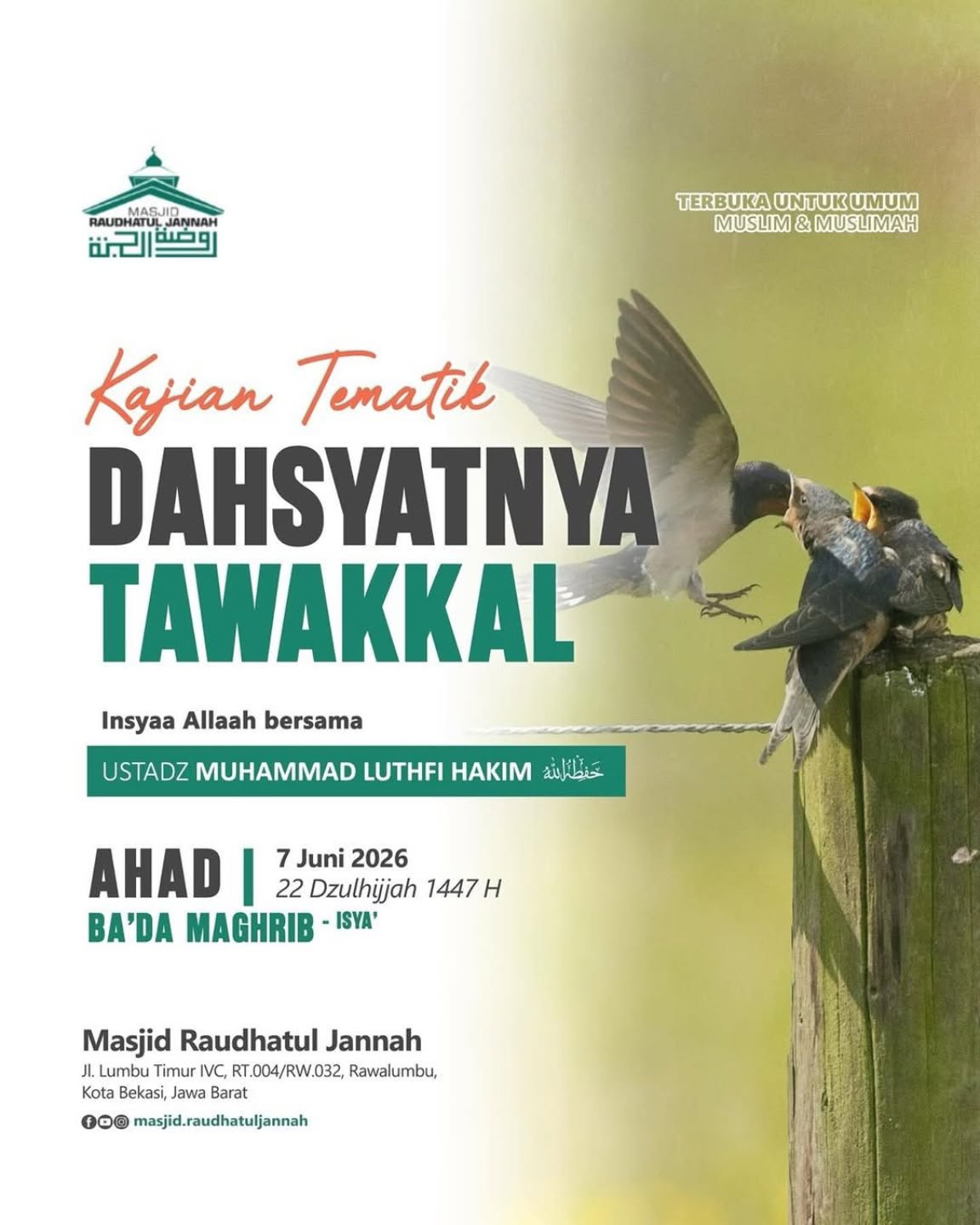 Kajian Tematik: Dahsyatnya Tawakkal
