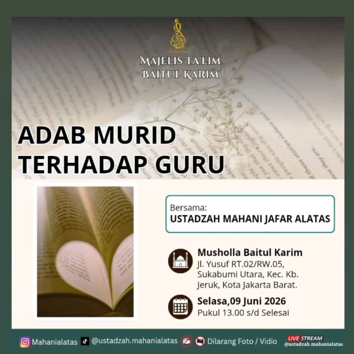 Adab Murid Terhadap Guru