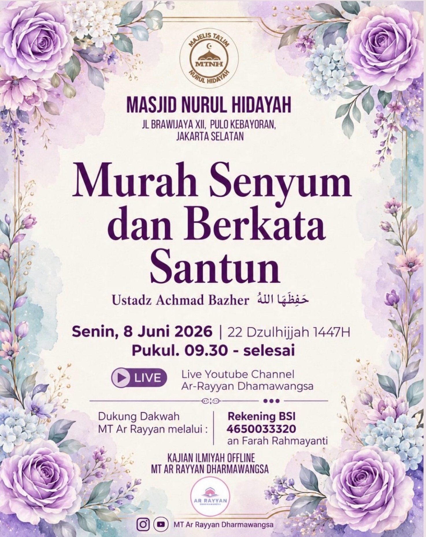 Murah Senyum dan Berkata Santun