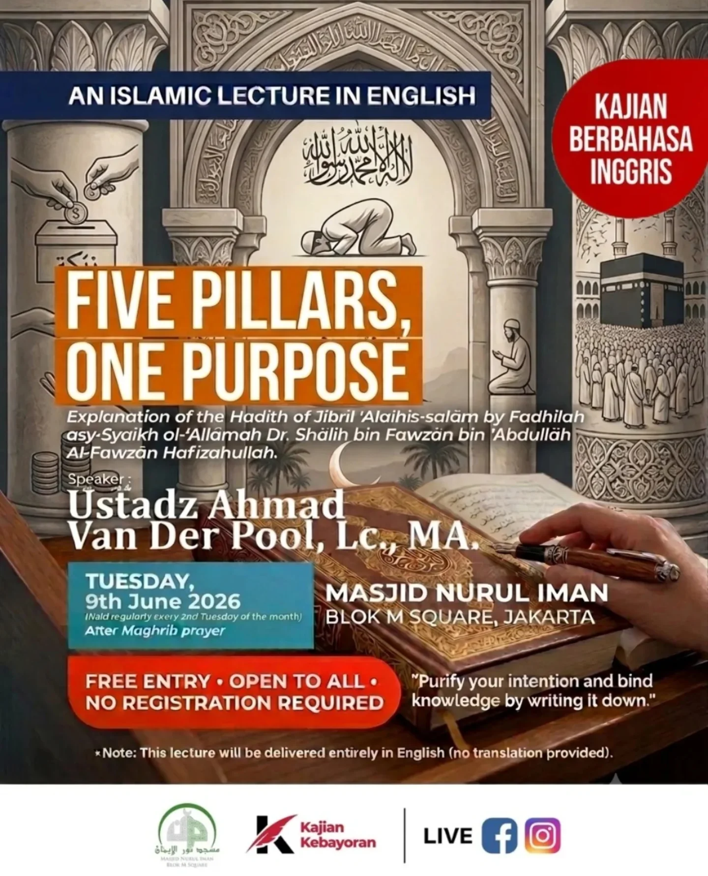Lima Pilar, Satu Tujuan