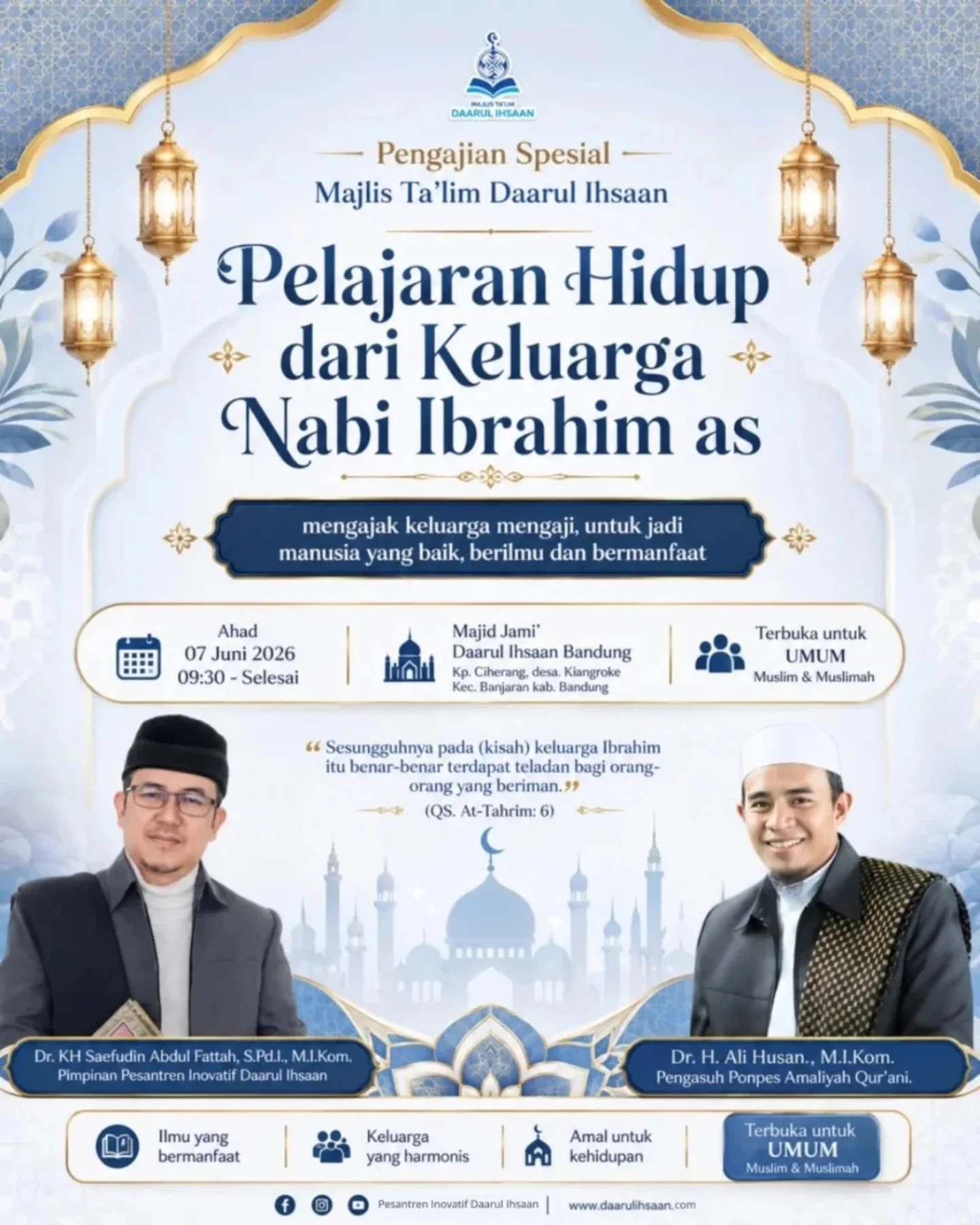Pelajaran Hidup dari Keluarga Nabi Ibrahim as