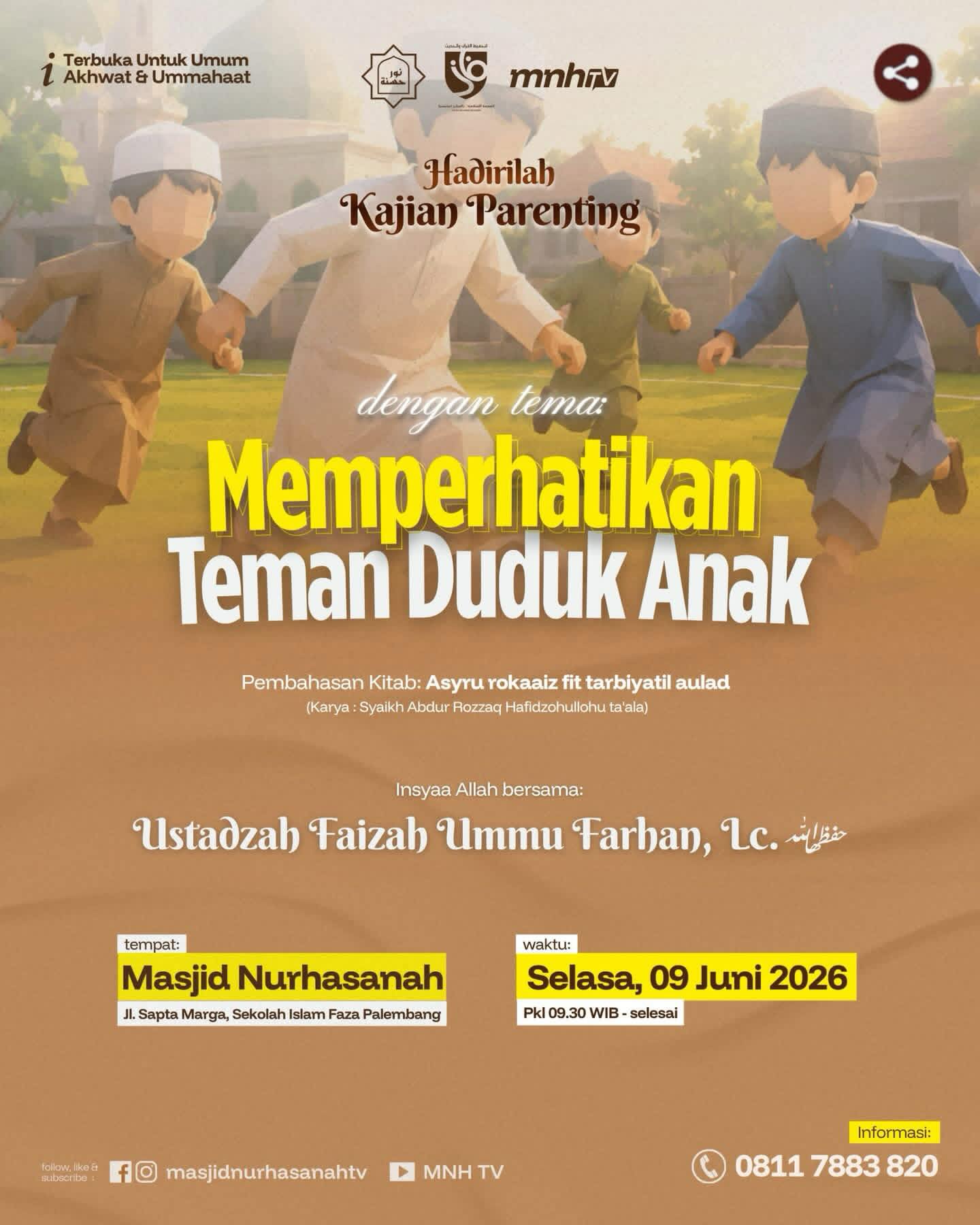 Memperhatikan Teman Duduk Anak