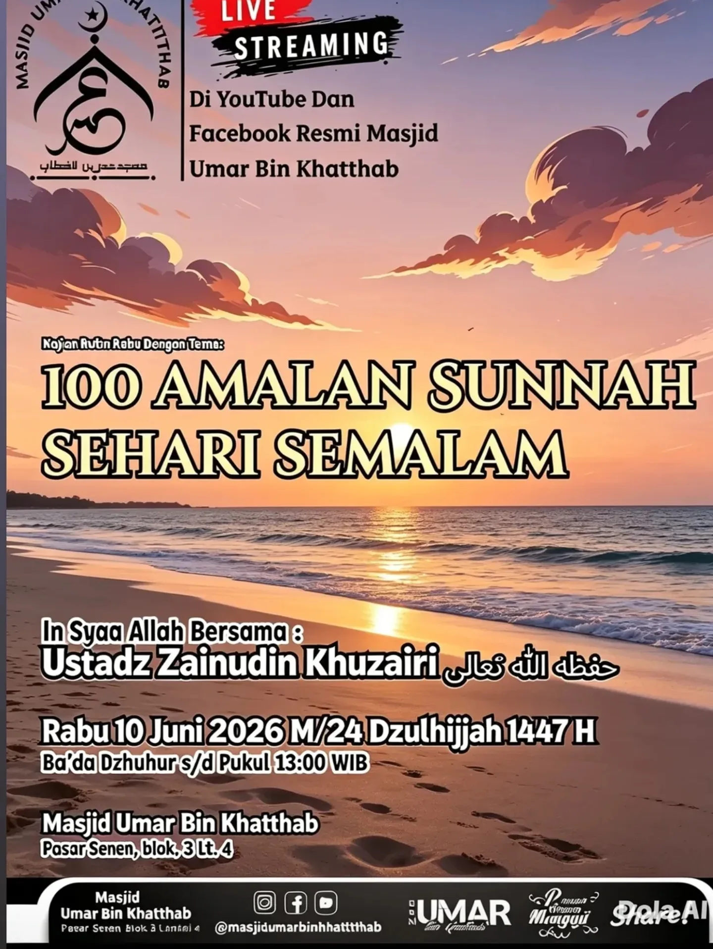 100 AMALAN SUNNAH SEHARI SEMALAM