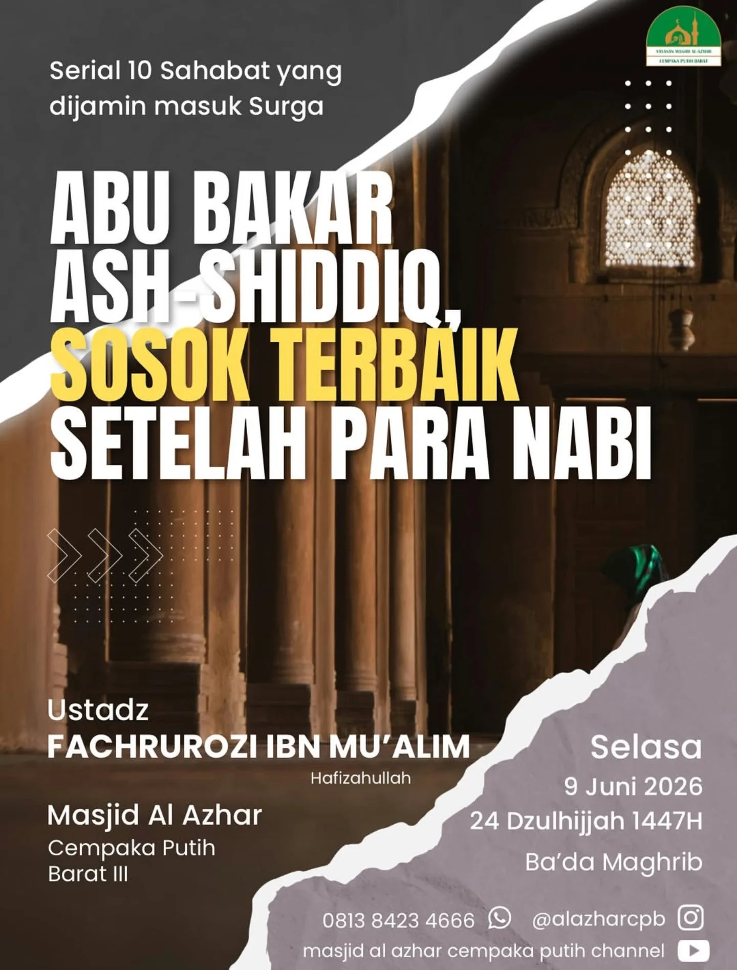 Abu Bakar Ash-Shiddiq, sosok terbaik setelah para Nabi