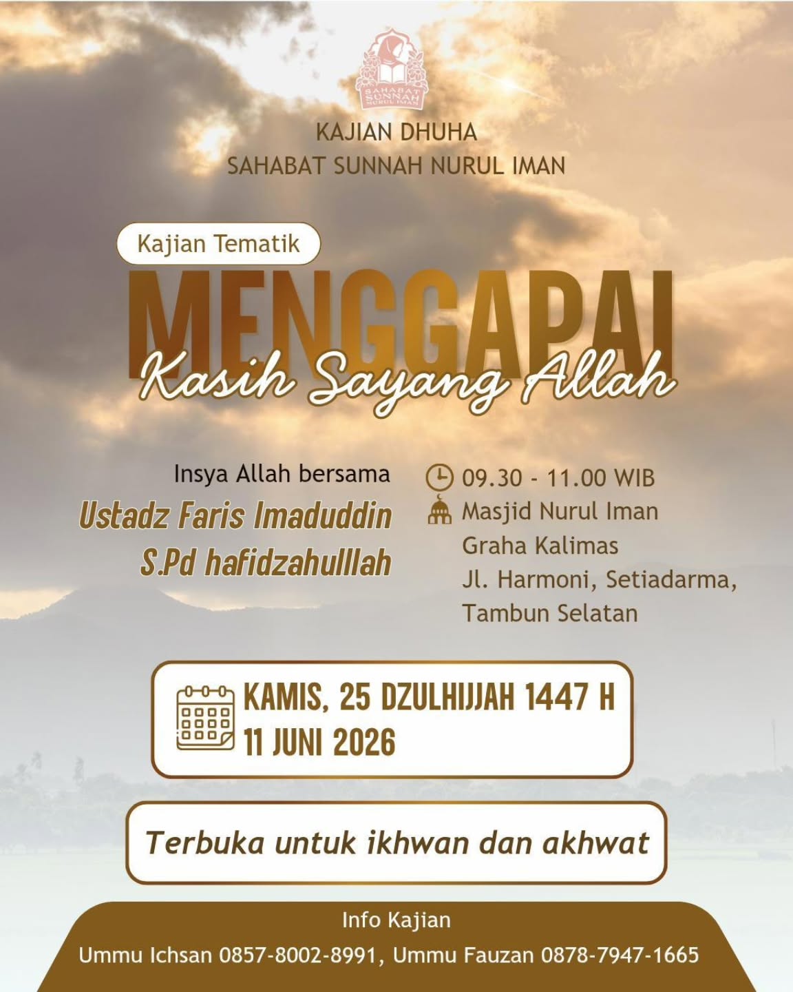 Menggapai Kasih Sayang Allah