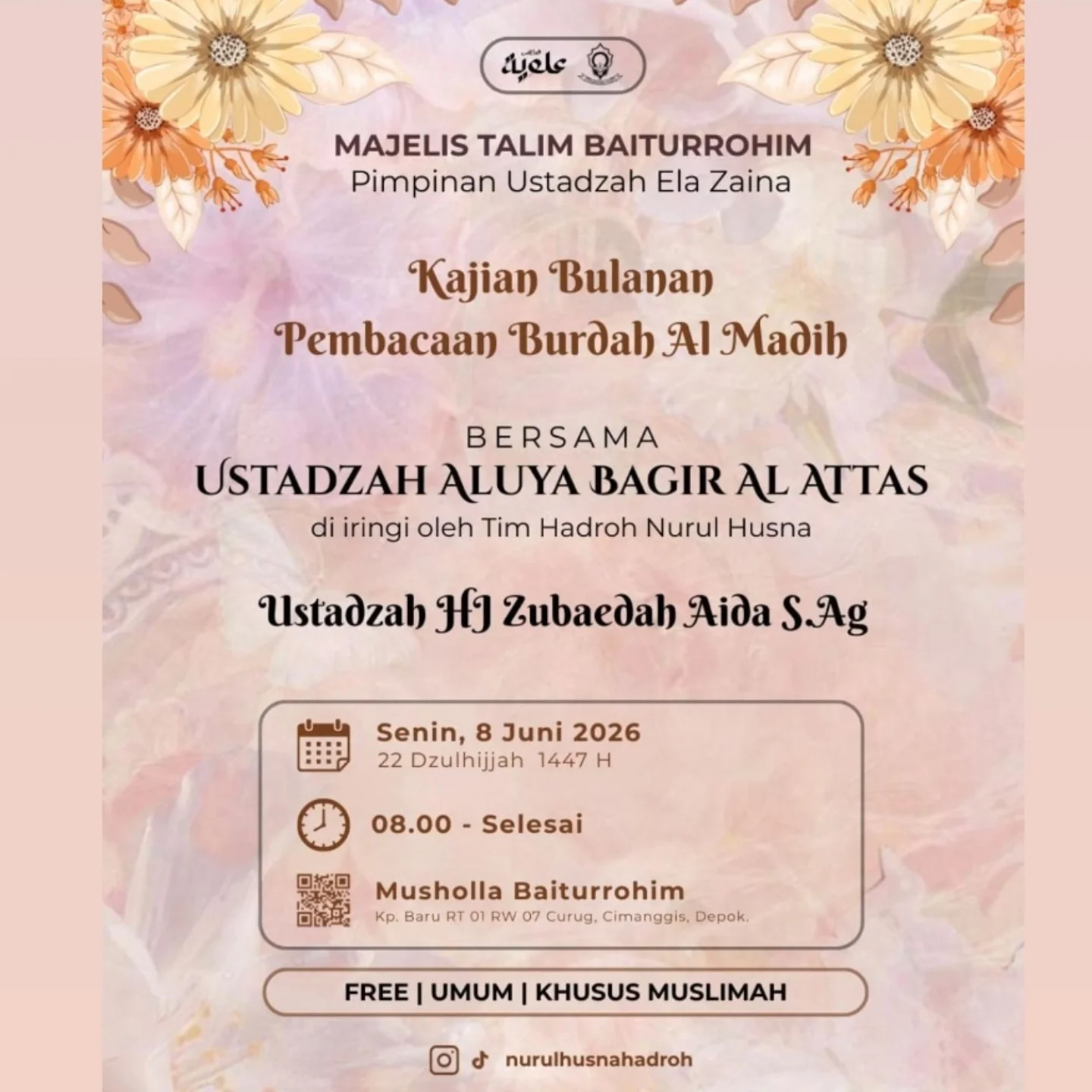 Pembacaan Burdah Al Madih
