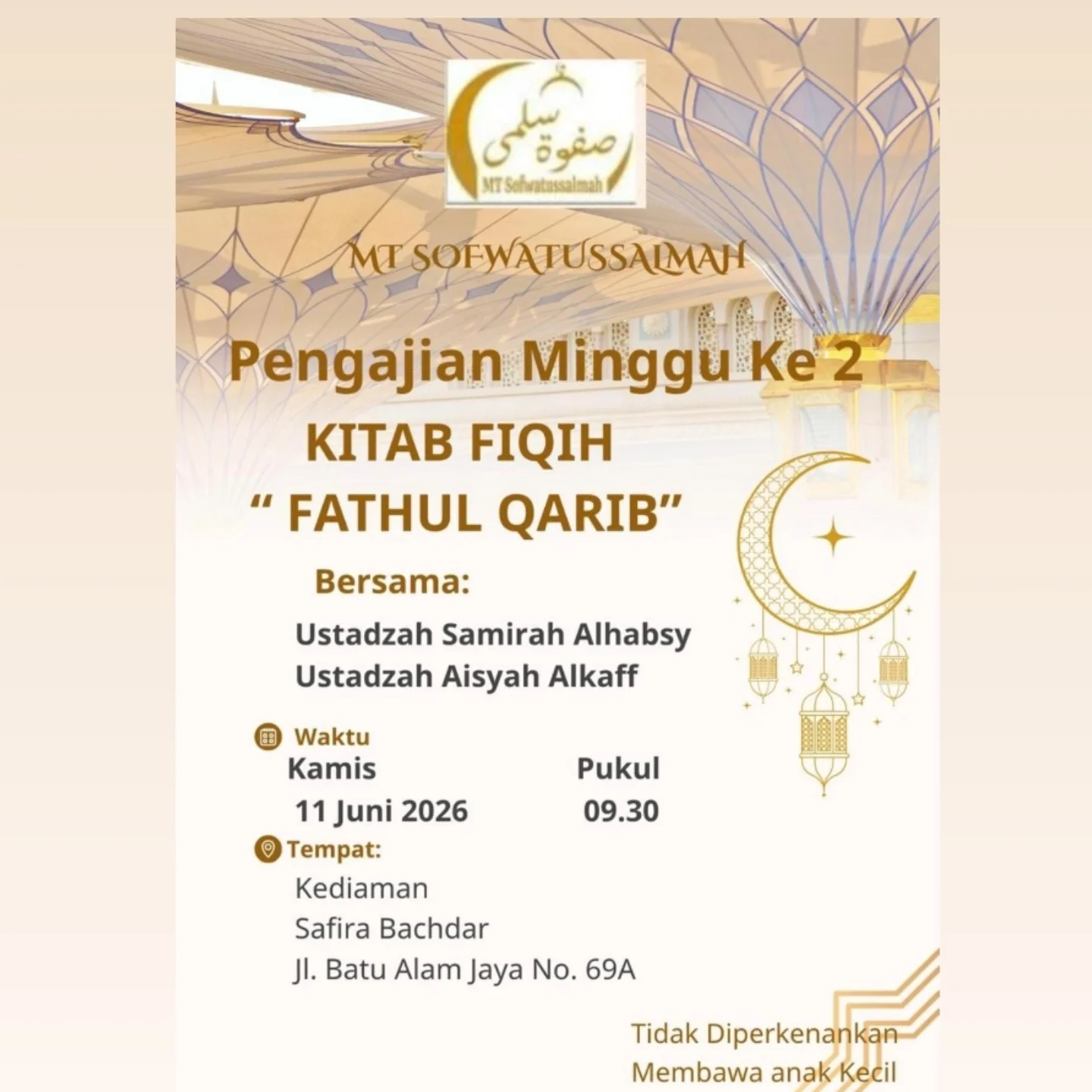 Pengajian Minggu Ke-2 Kitab Fiqh Fathul Qarib