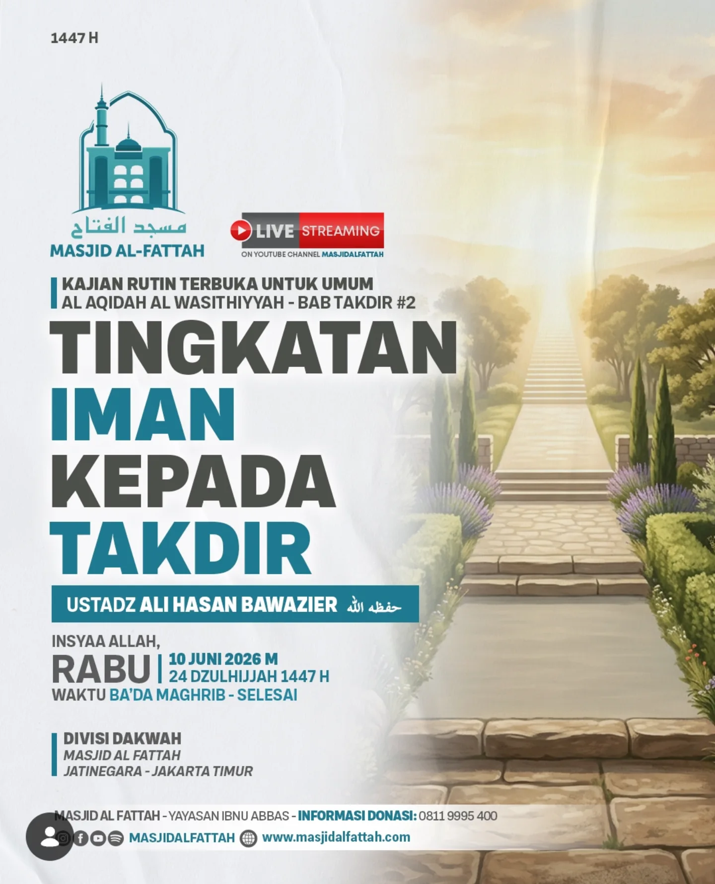 Tingkatan Iman Kepada Takdir
