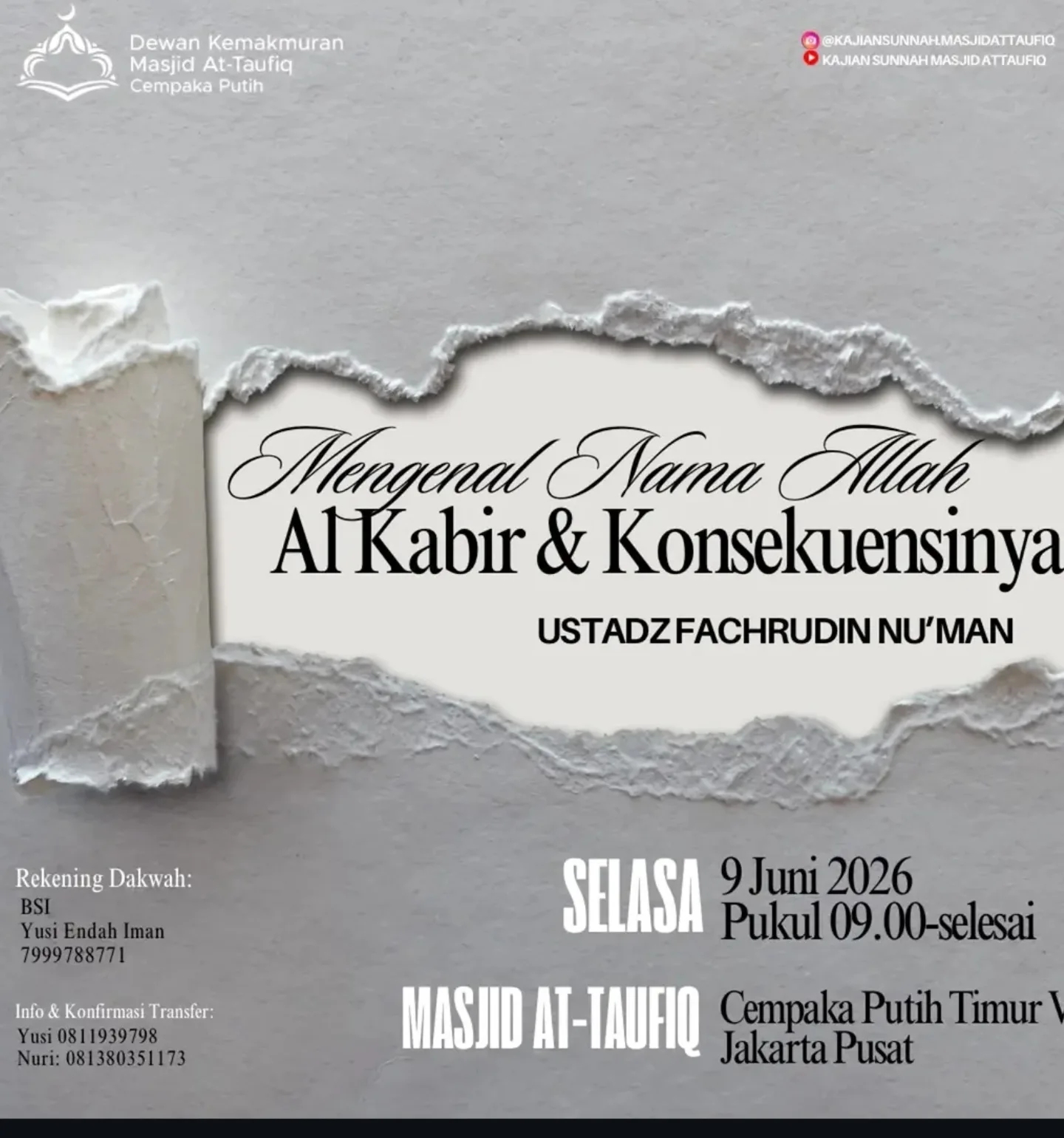 Mengenal Nama Allah Al Kabir & Konsekuensinya