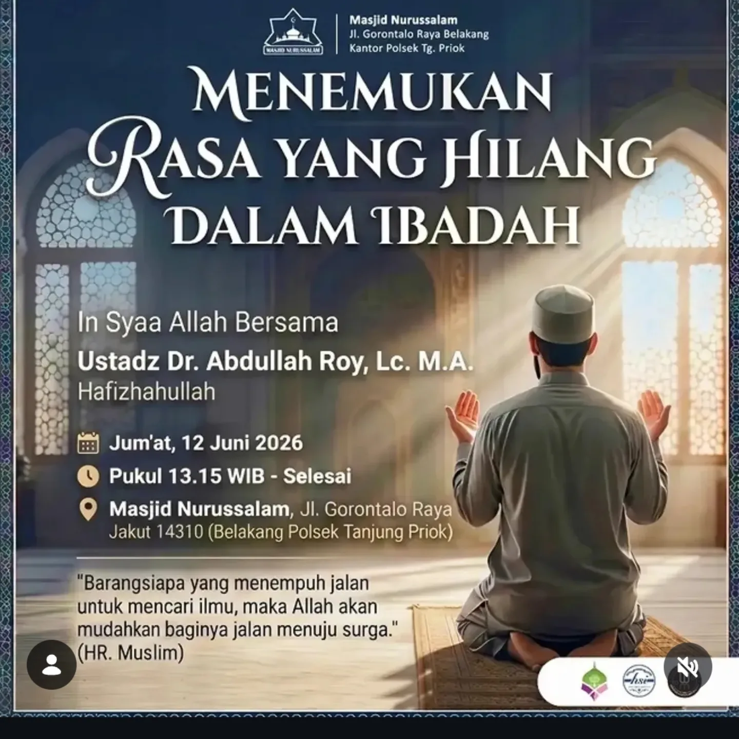 MENEMUKAN RASA YANG HILANG DALAM IBADAH