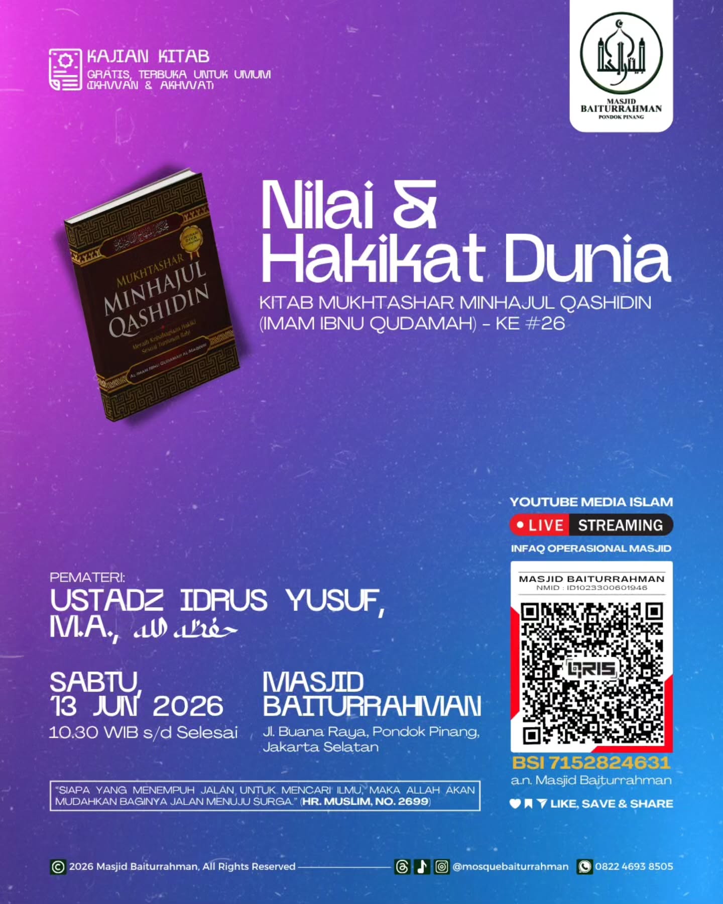 Nilai & Hakikat Dunia