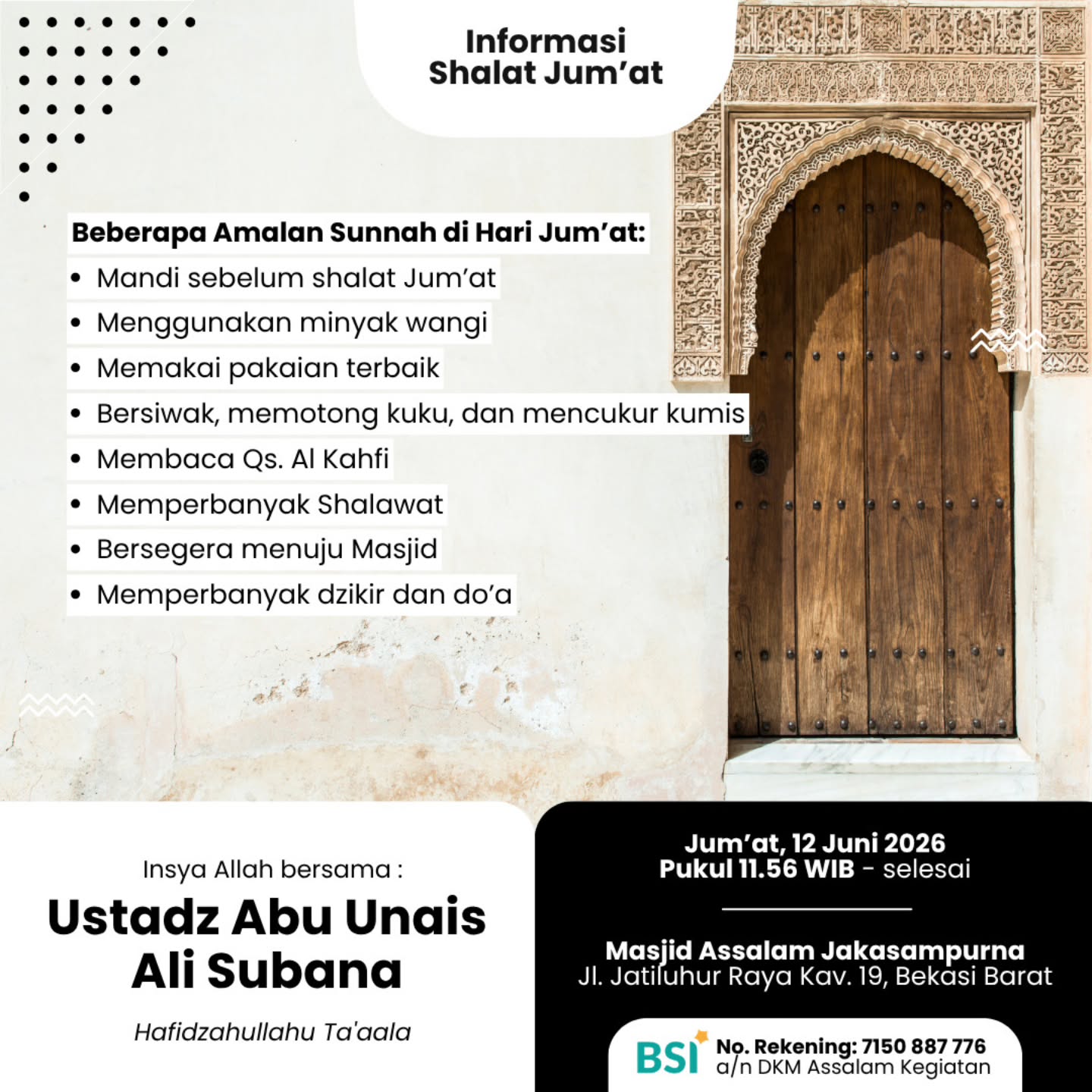 Informasi Shalat Jum'at