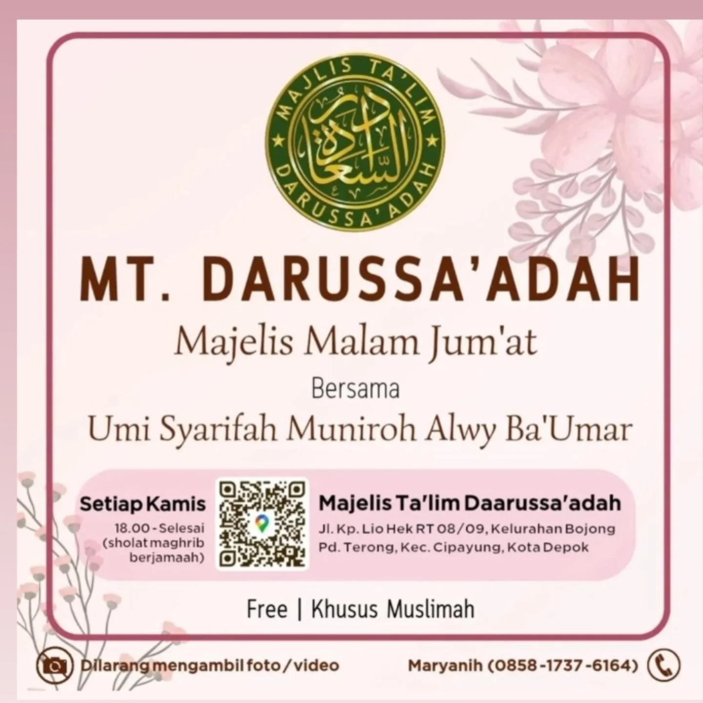 Majelis Malam Jum'at Daarussa'adah