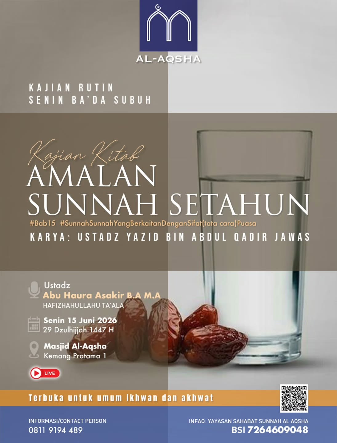 Kajian Kitab Amalan Sunnah Setahun