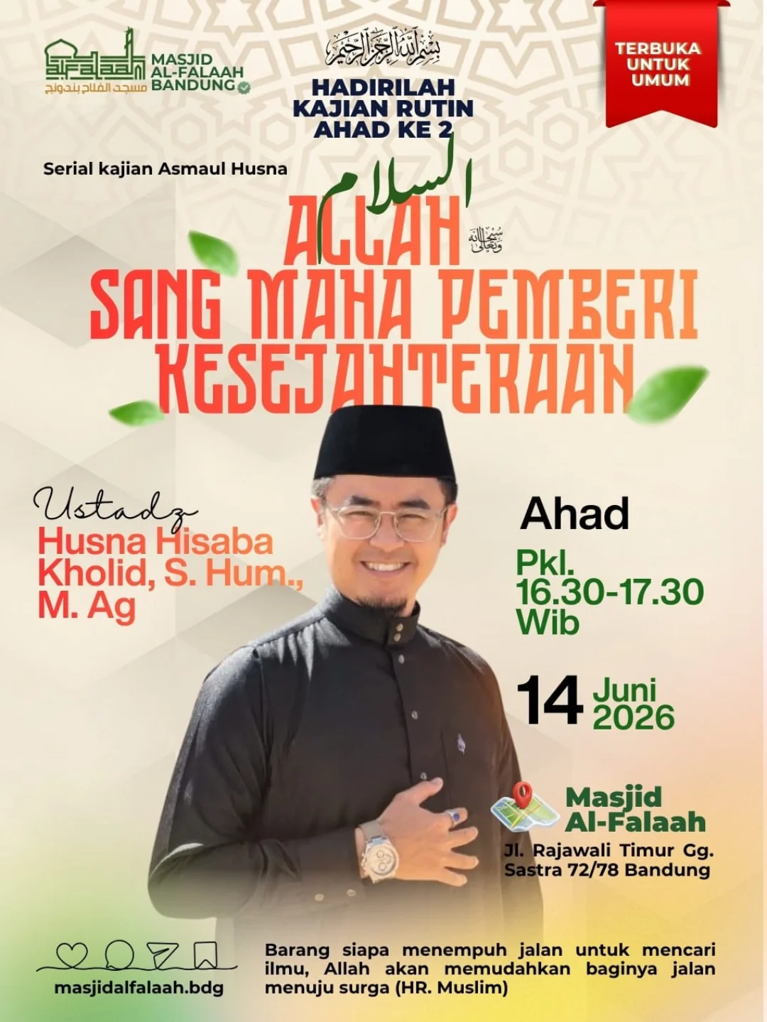 As-Salam: Allah Sang Maha Pemberi Kesejahteraan