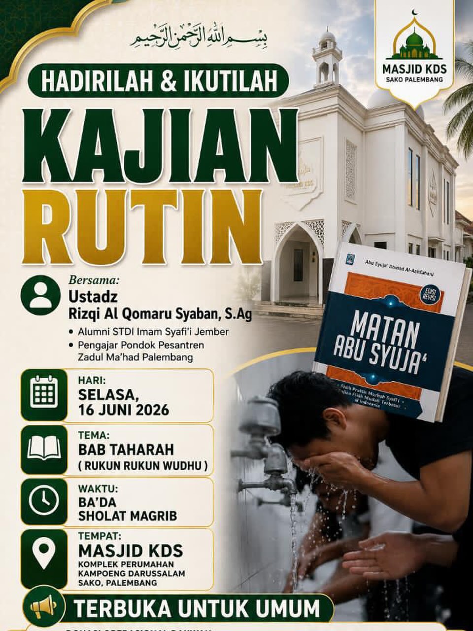 Bab Taharah (Rukun Rukun Wudhu)