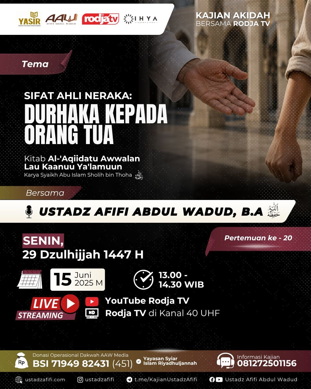 Sifat Ahli Neraka: Durhaka Kepada Orang Tua