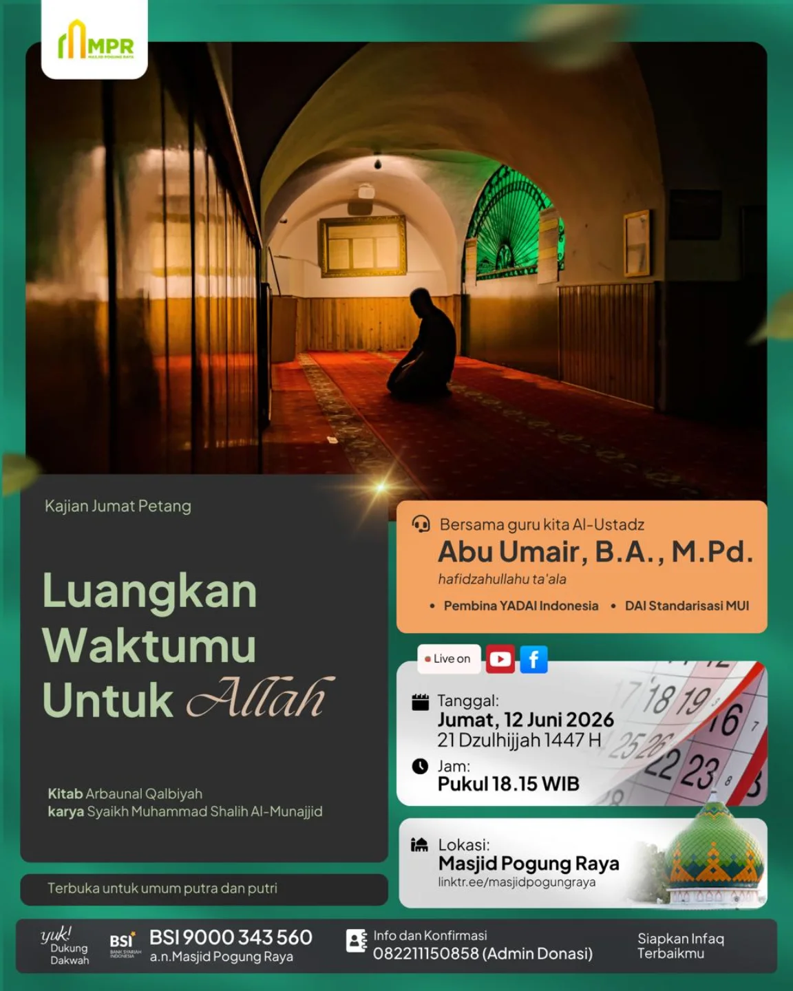 Luangkan Waktumu Untuk Allah