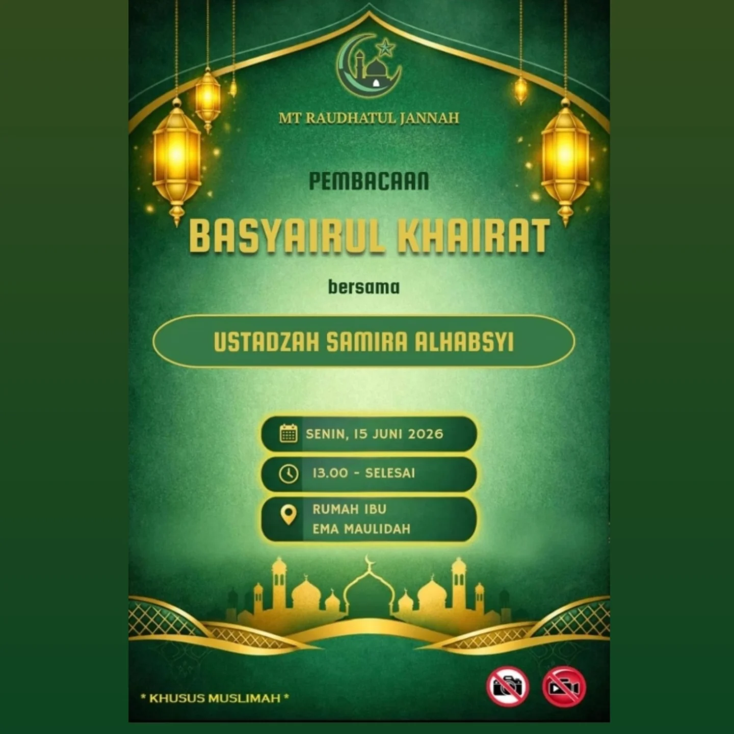 Pembacaan Basyairul Khairat