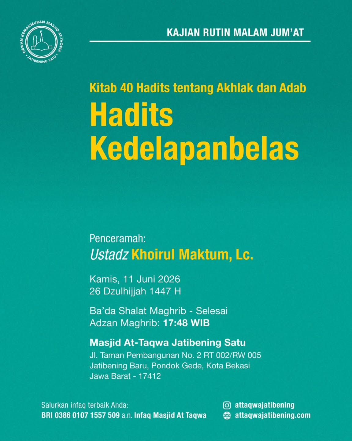 Hadits Kedelapanbelas