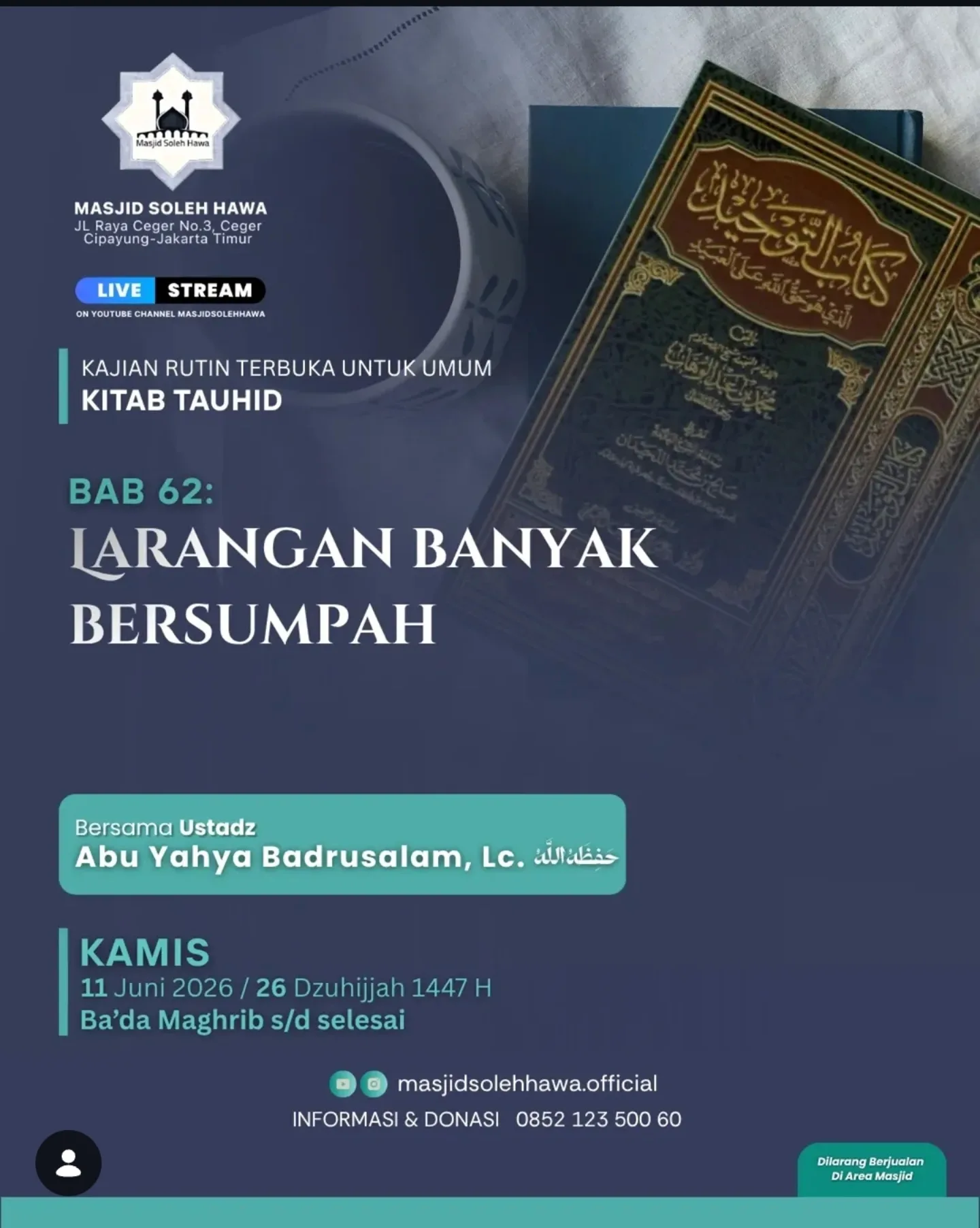 LARANGAN BANYAK BERSUMPAH