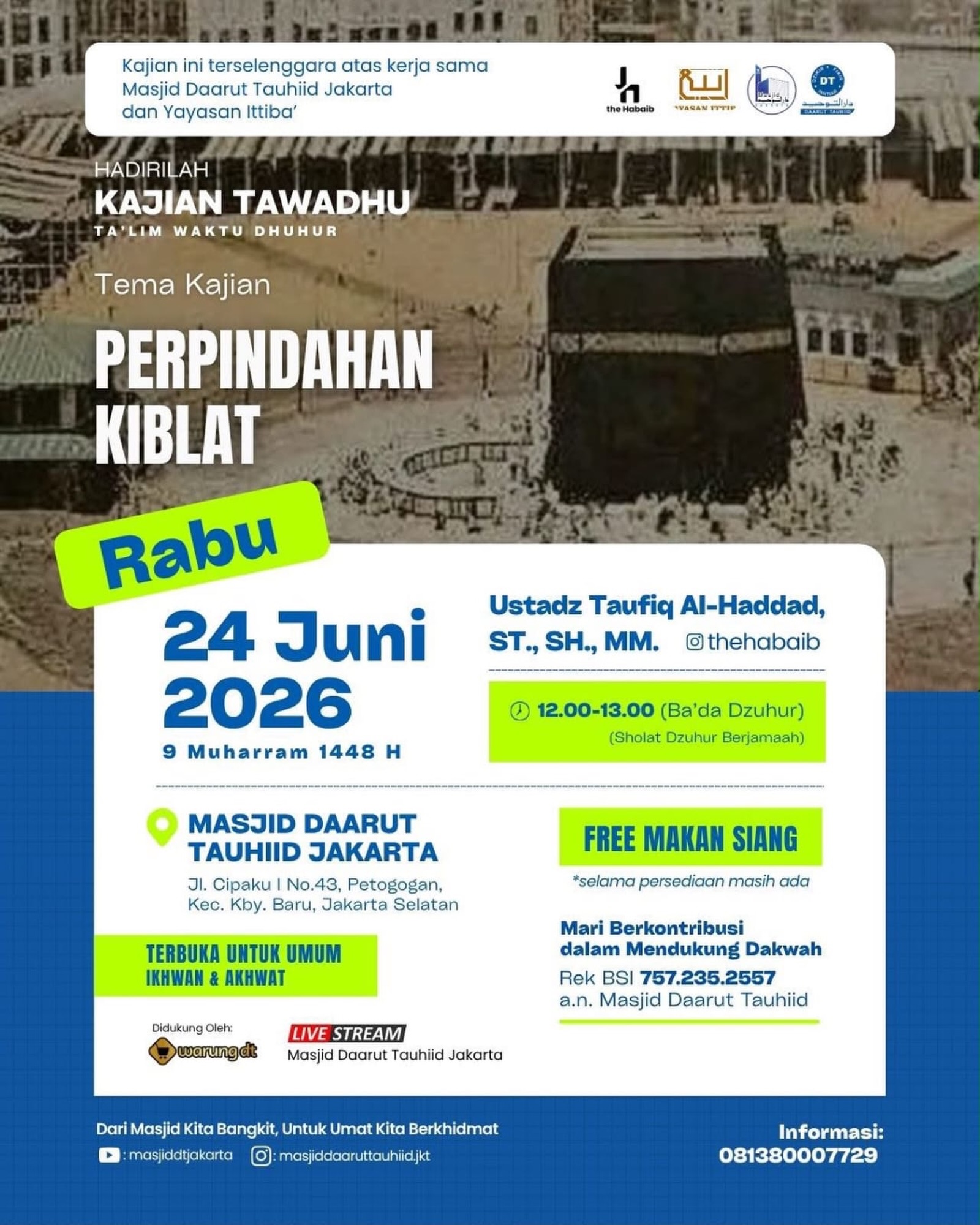 Kajian Tawadhu Ta'lim Waktu Dhuhur