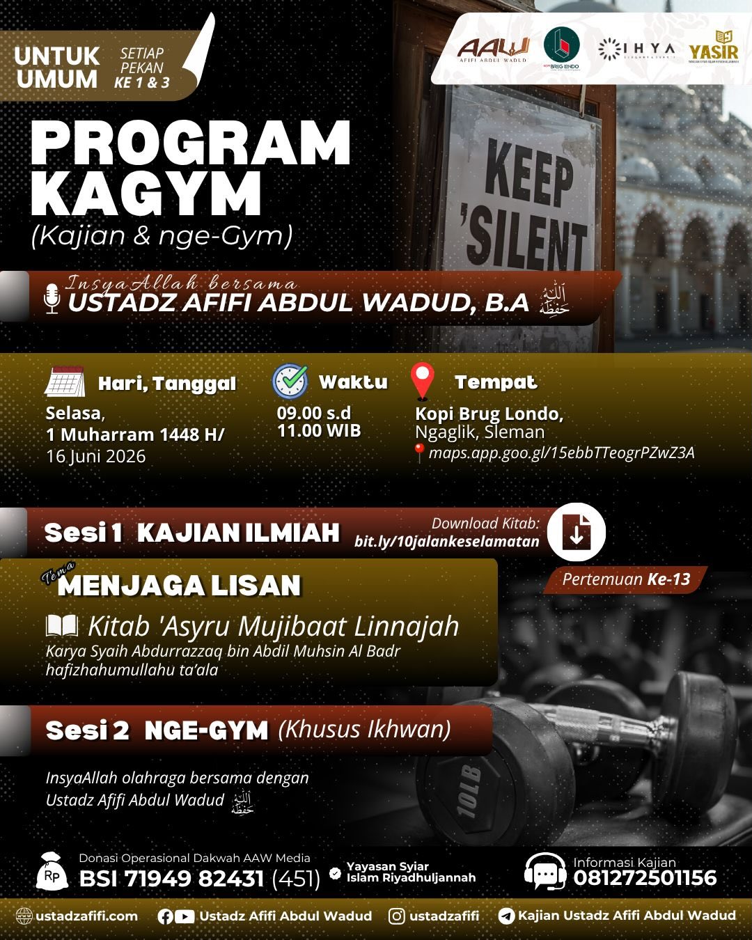 Program KaGym (Kajian & nge-Gym)