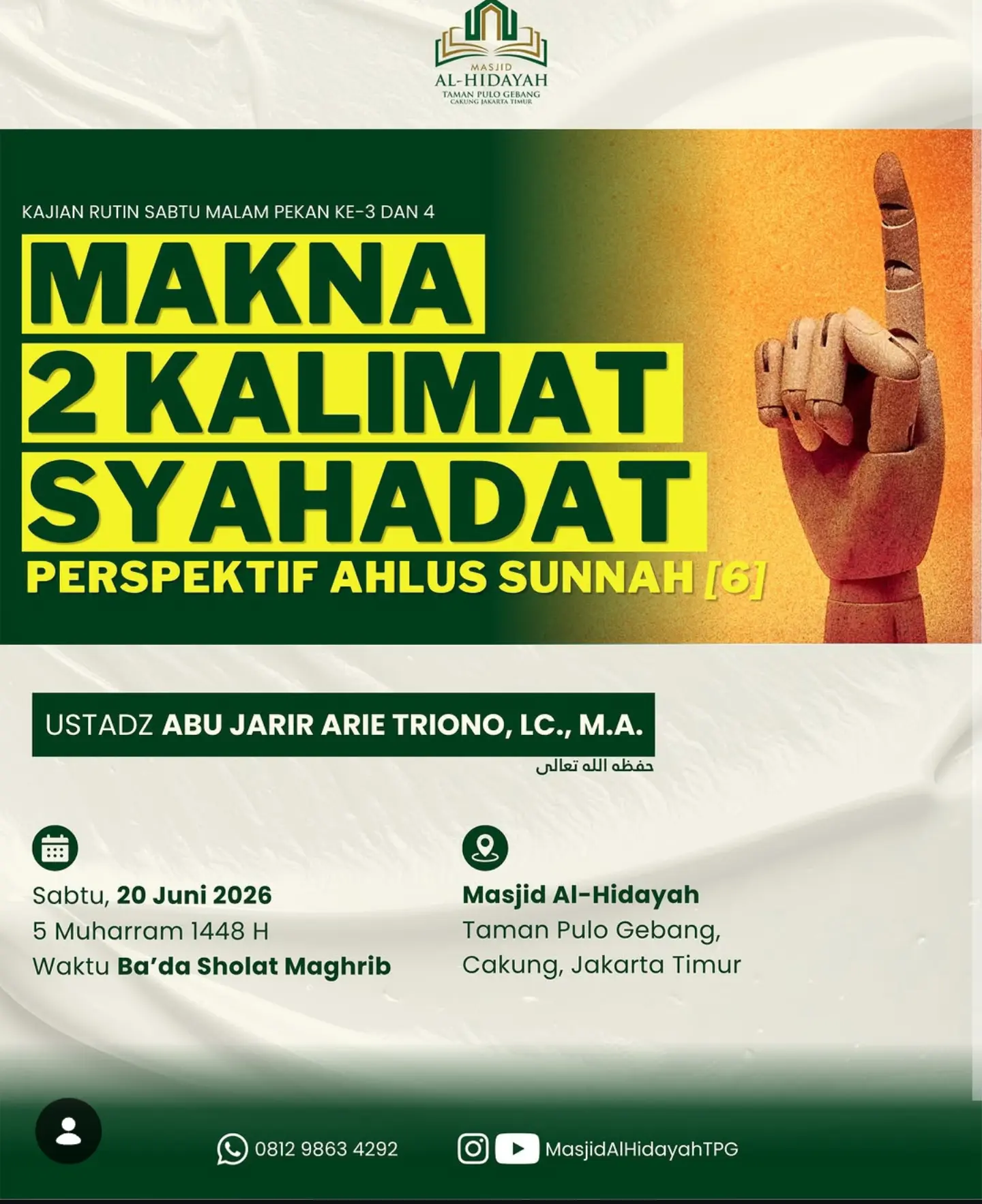 MAKNA 2 KALIMAT SYAHADAT PERSPEKTIF AHLUS SUNNAH