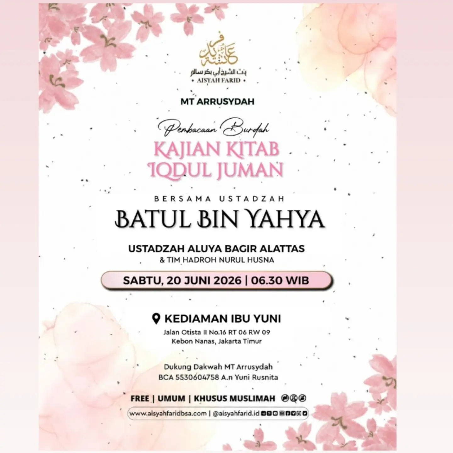 Kajian Kitab Iqdul Juman