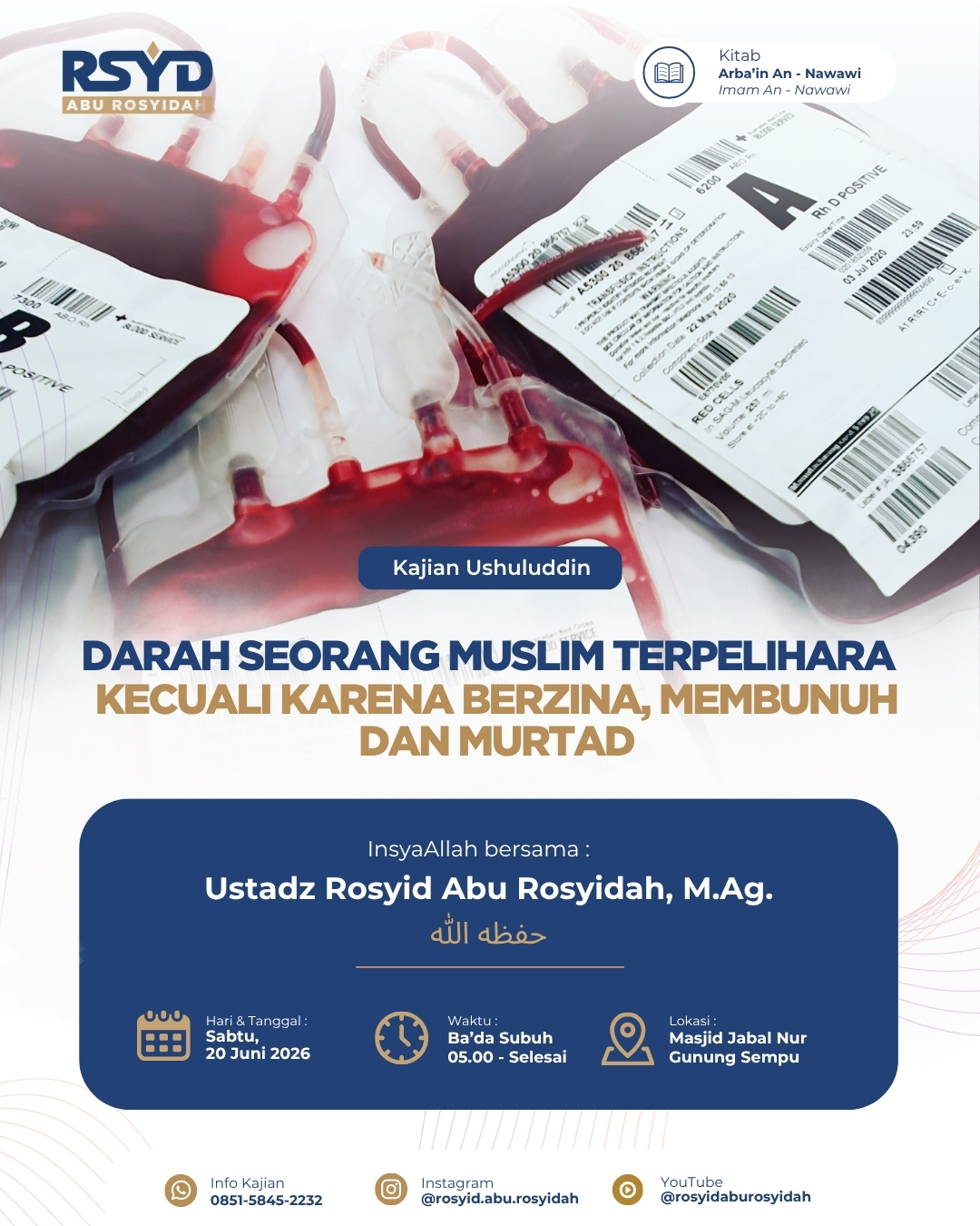 Darah Seorang Muslim Terpelihara Kecuali Karena Berzina, Membunuh dan Murtad