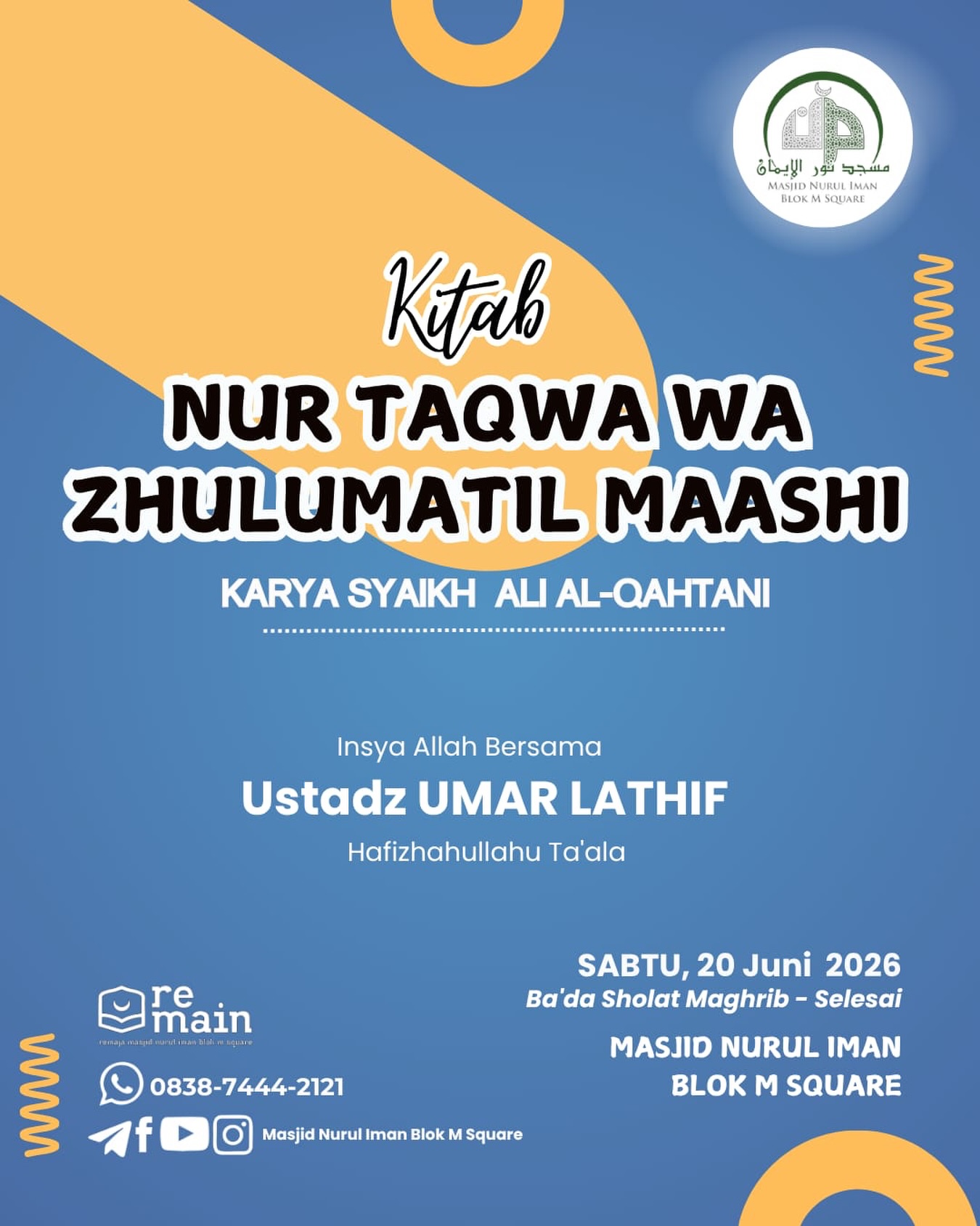 Kitab Nur Taqwa Wa Zhulumatil Maashi