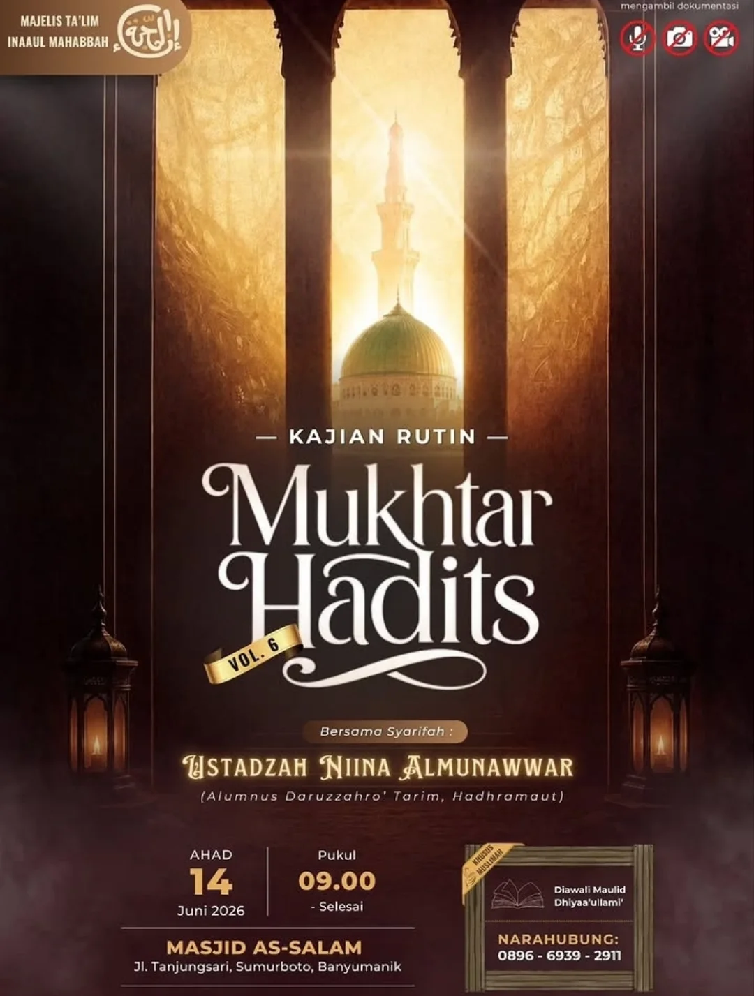 Kajian Rutin Mukhtar Hadits