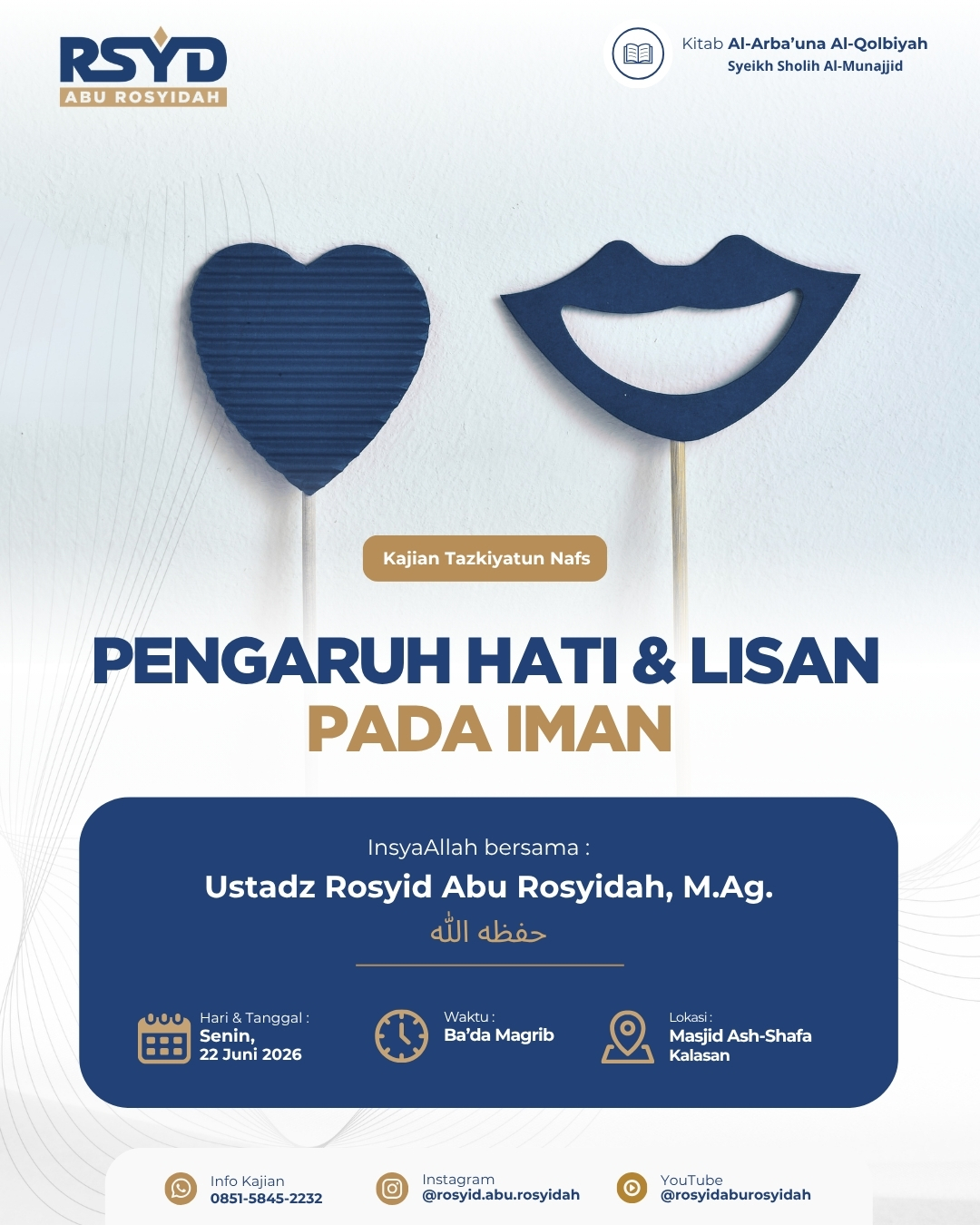 PENGARUH HATI & LISAN PADA IMAN
