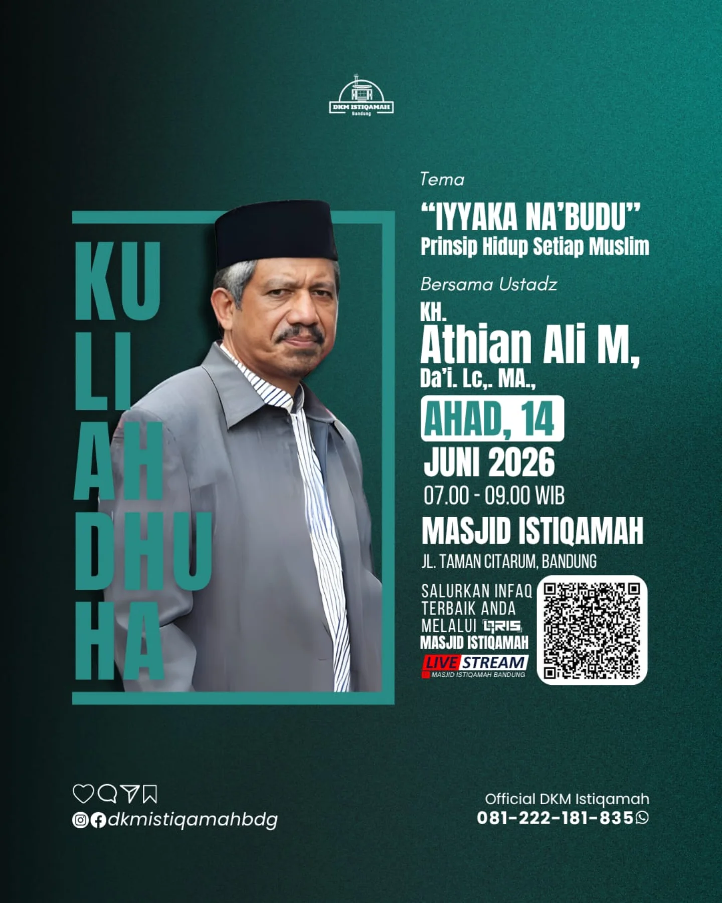 "Iyyaka Na'budu" Prinsip Hidup Setiap Muslim