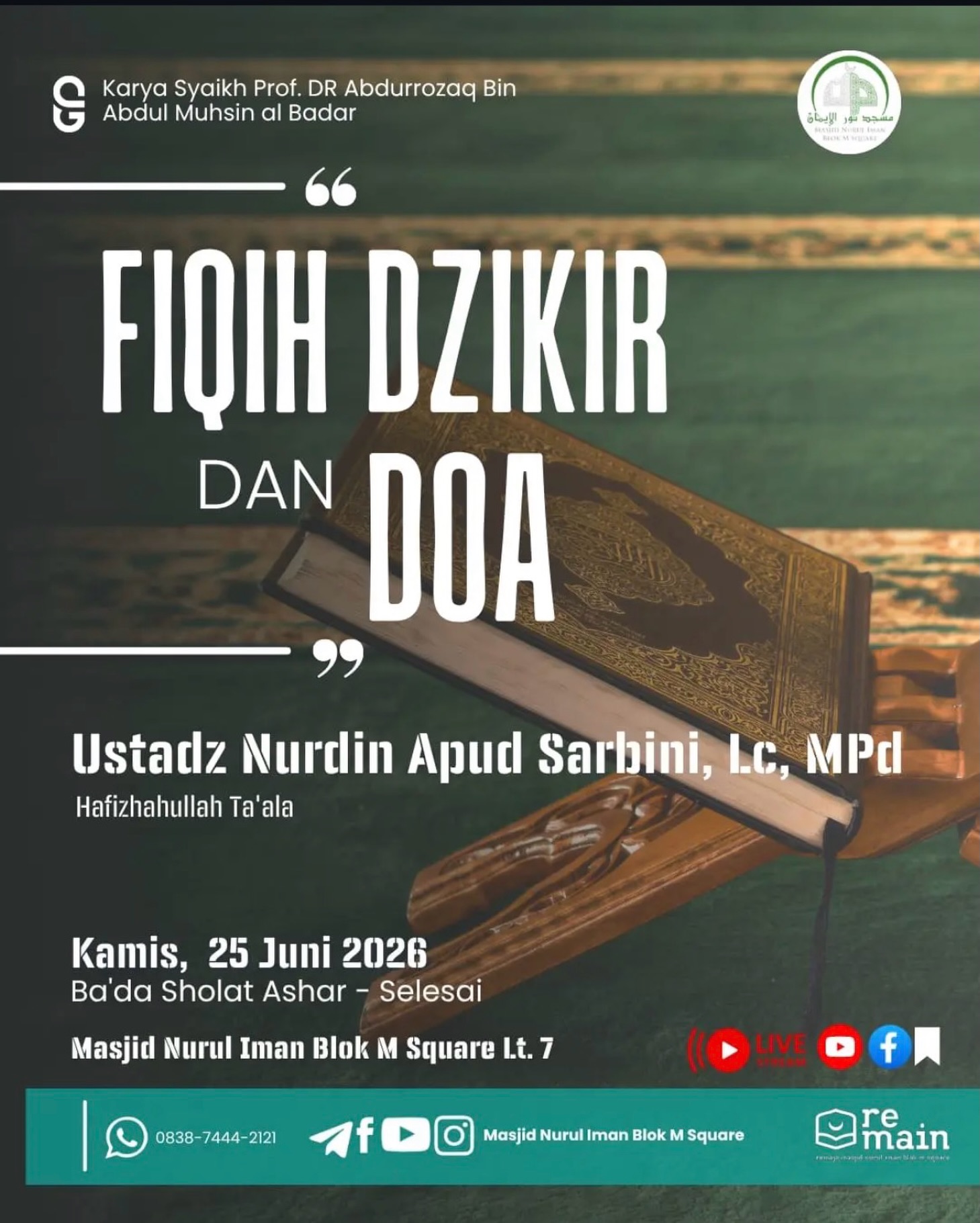 FIQIH DZIKIR DAN DOA