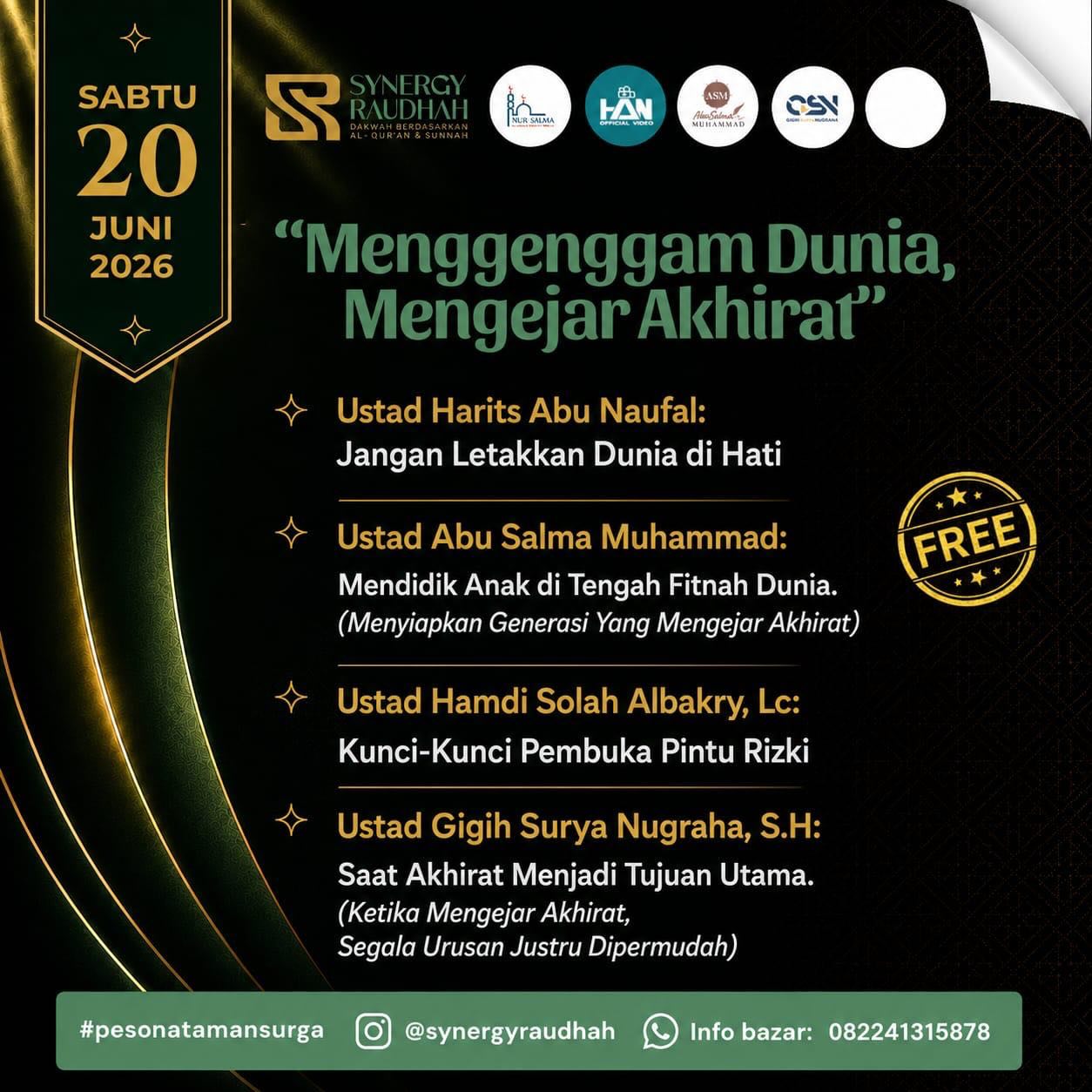 Menggenggam Dunia, Mengejar Akhirat