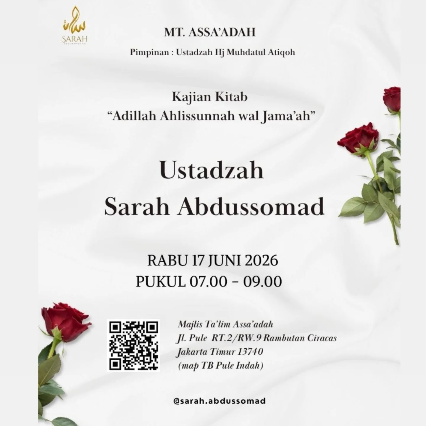 Kajian Kitab Adillah Ahlissunnah wal Jama’ah