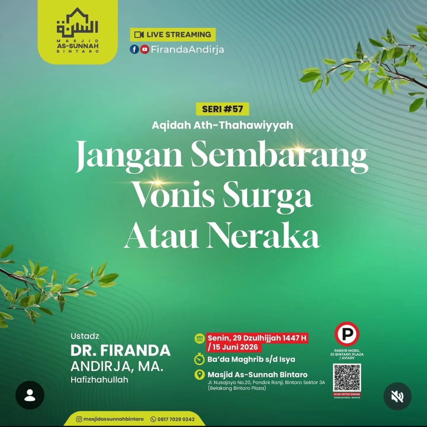 Jangan Sembarang Vonis Surga Atau Neraka