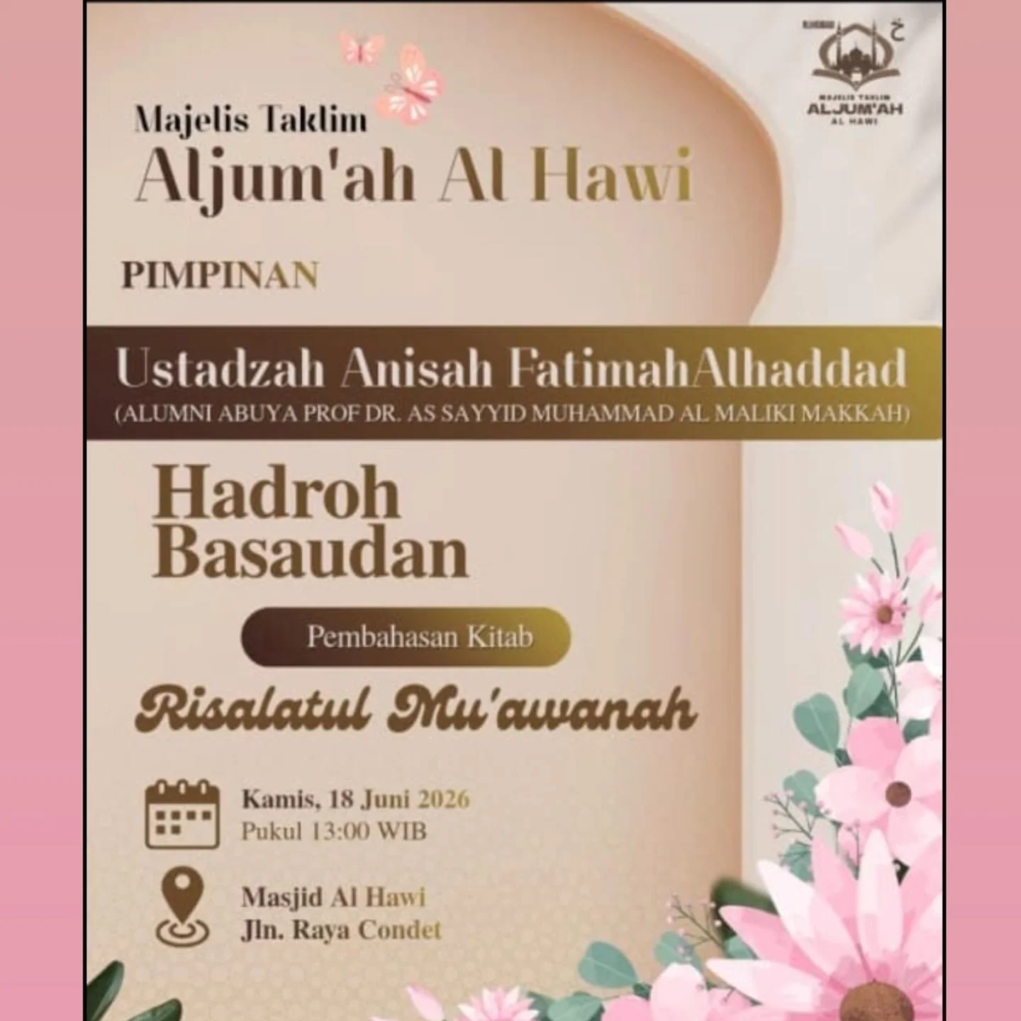 Pembahasan Kitab Risalatul Mu'awanah