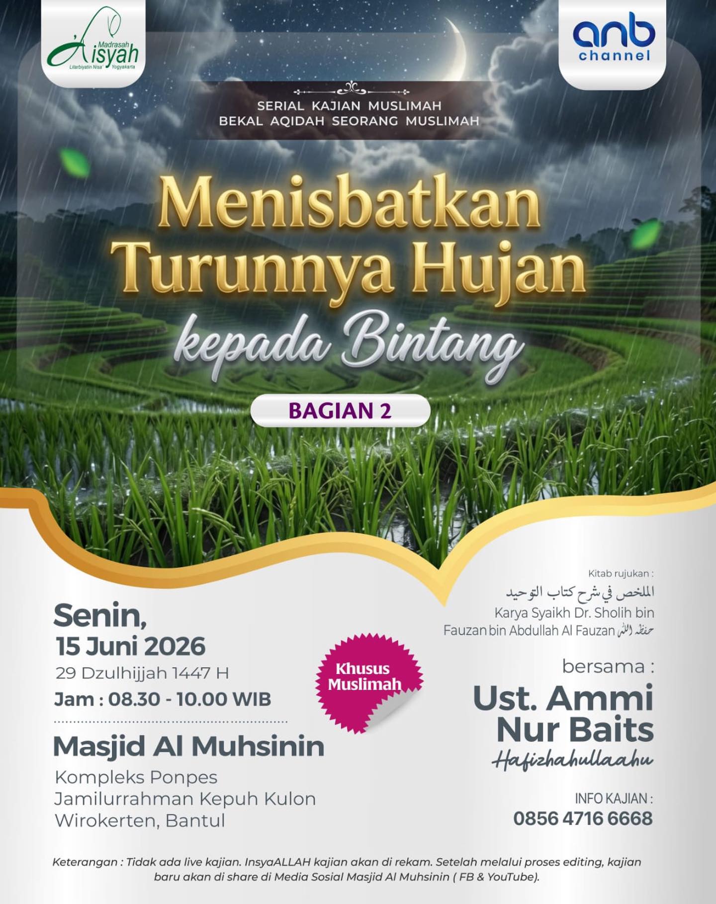 Menisbatkan Turunnya Hujan kepada Bintang