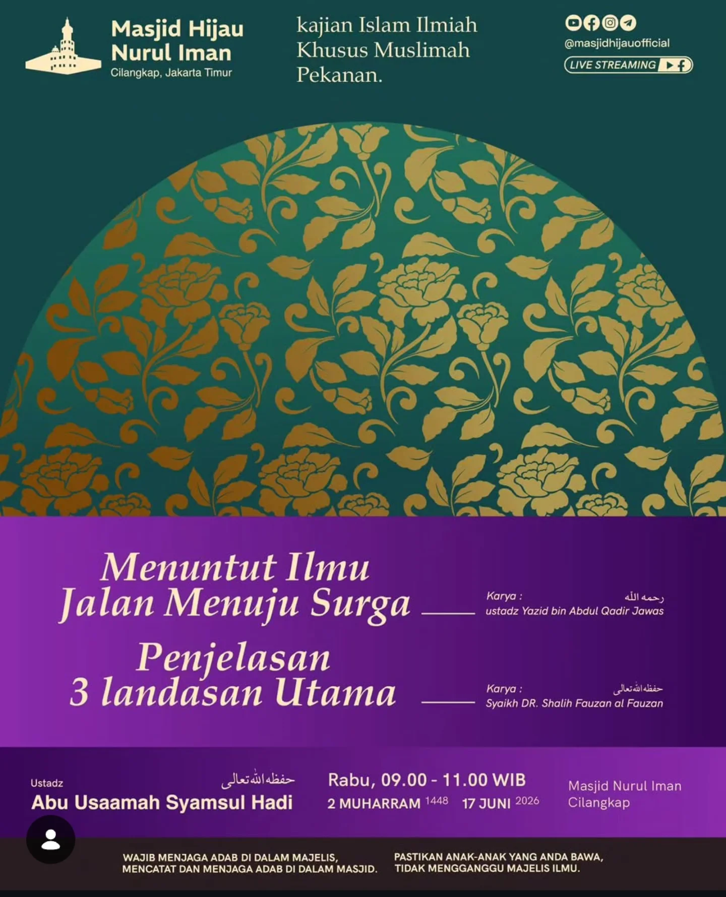 Menuntut Ilmu Jalan Menuju Surga