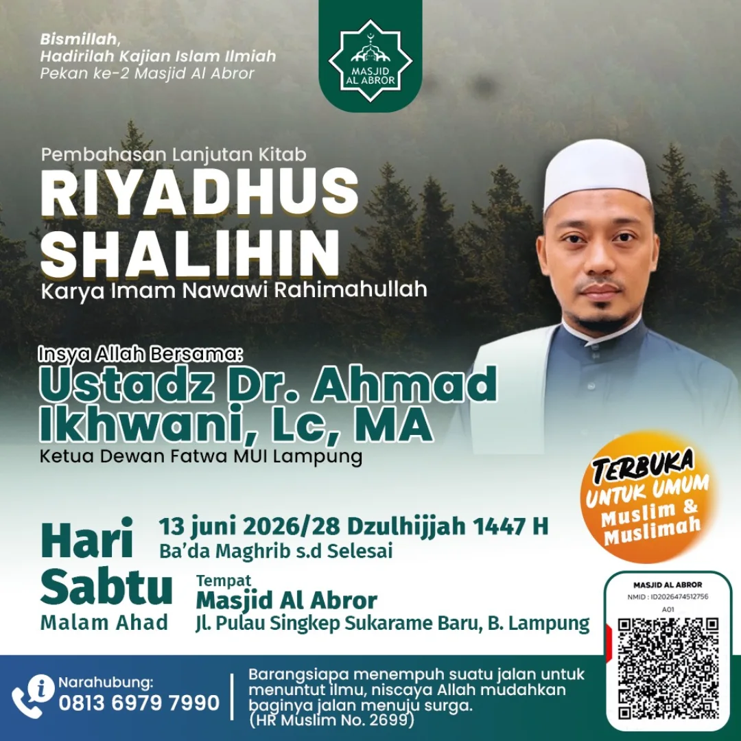 Riyadhus Shalihin - Pembahasan Lanjutan Kitab